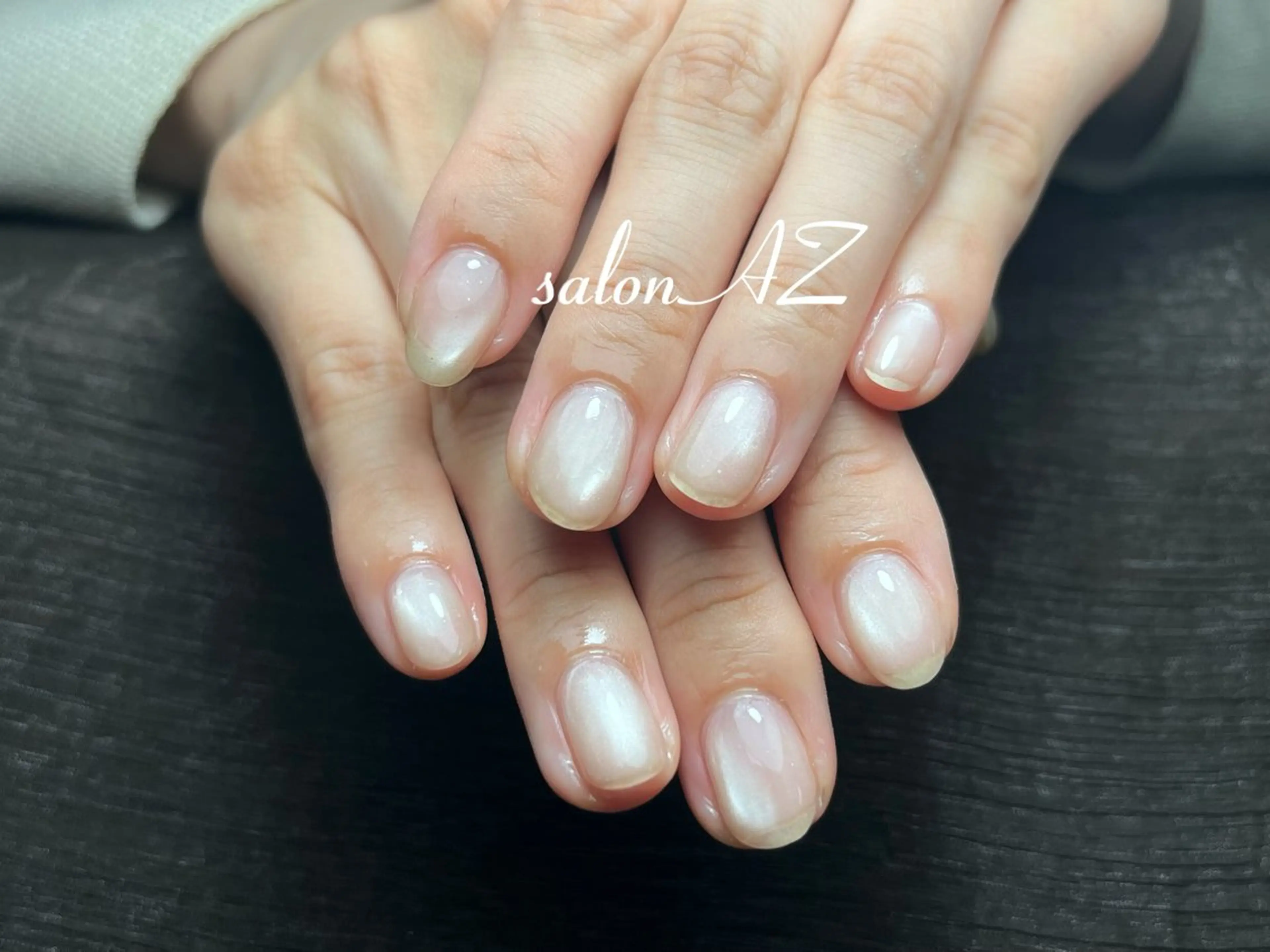 ネイル アートネイル 長さ出し フットネイル フレンチネイル ジェルネイル salon AZのネイルデザイン