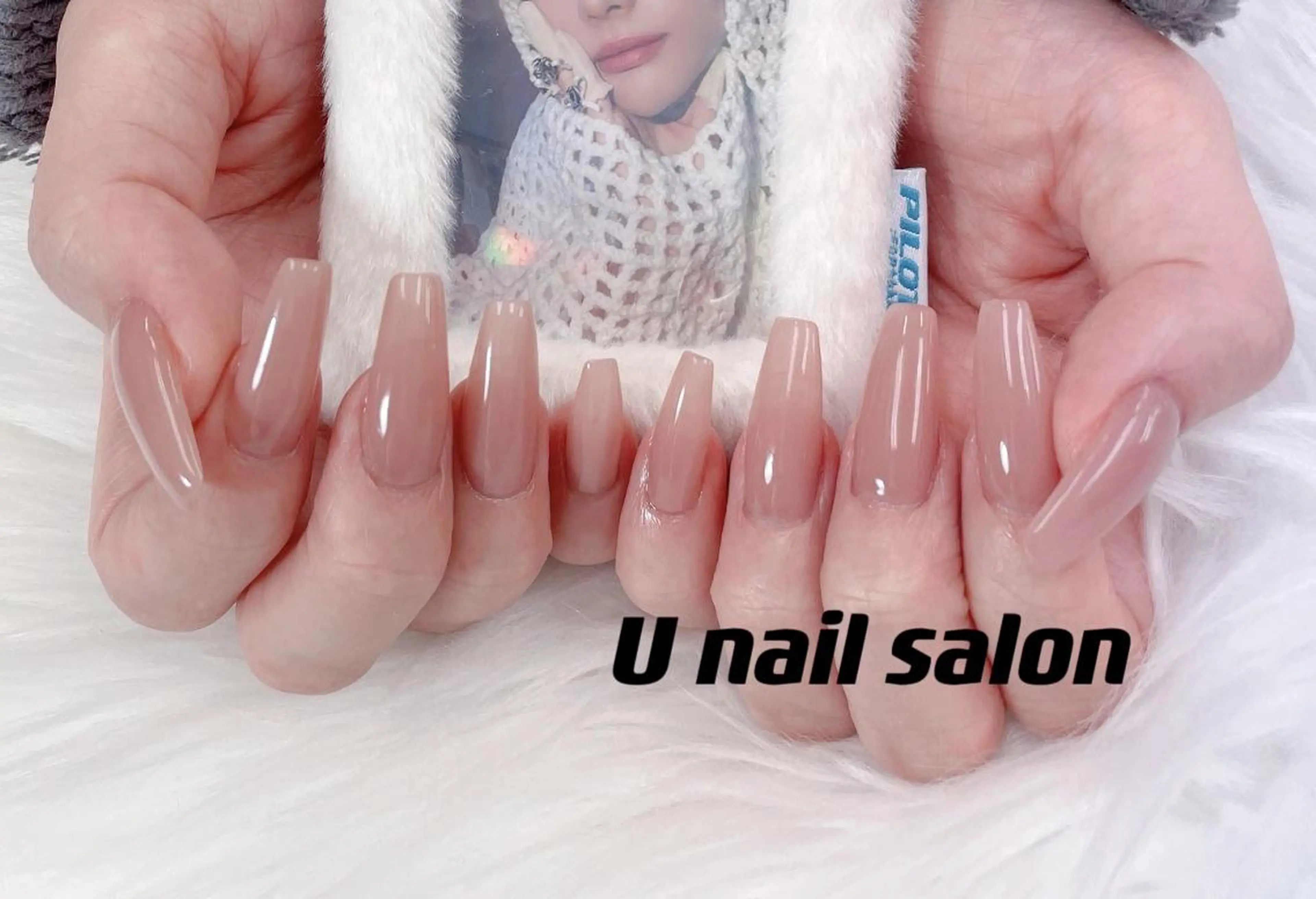 ネイル アートネイル 韓国ネイル 水色 スカルプネイル シンプルネイル ハンドネイル MOMO Nail 高田馬場店のネイルデザイン