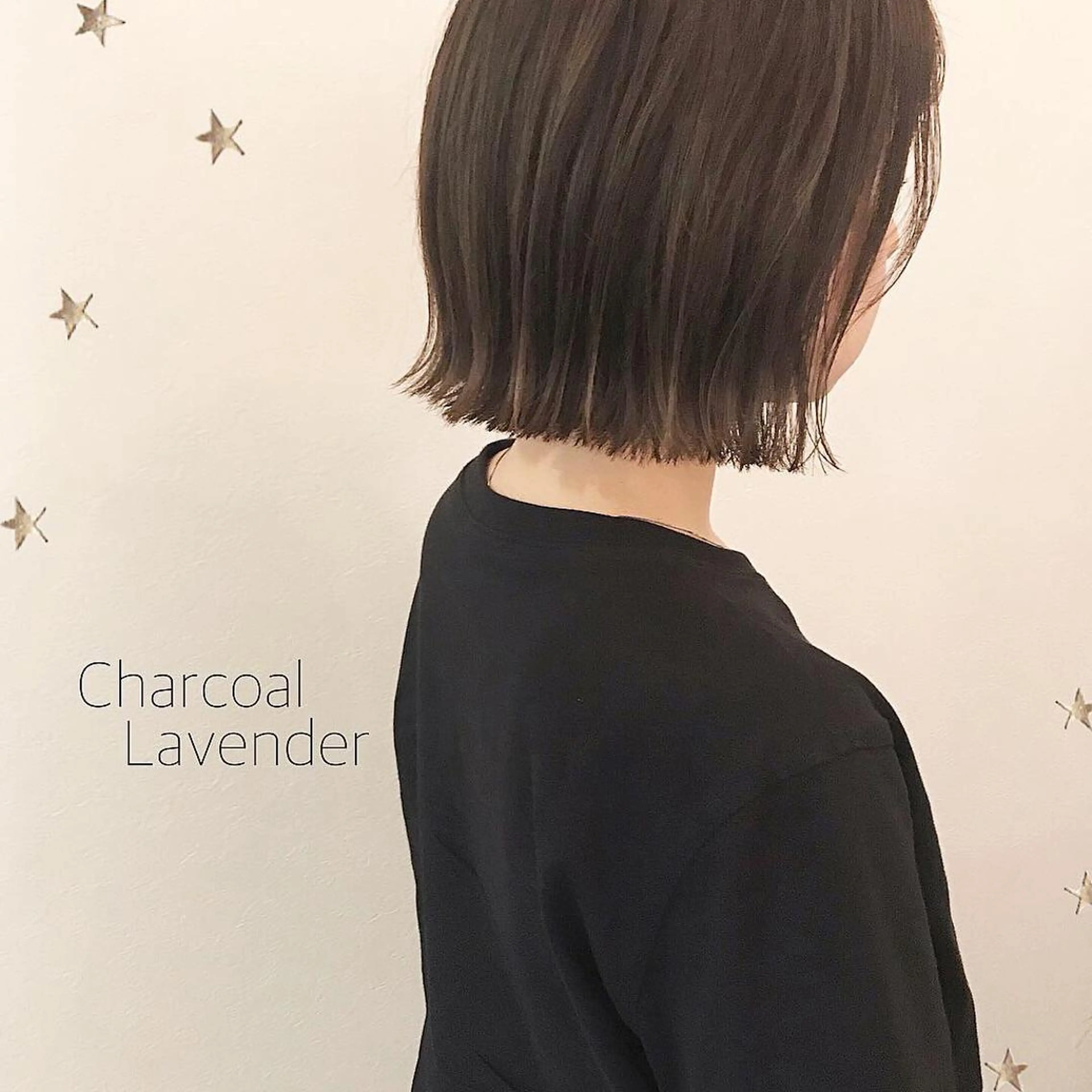 ミディアム カラー 市川 千夏のヘアスタイル