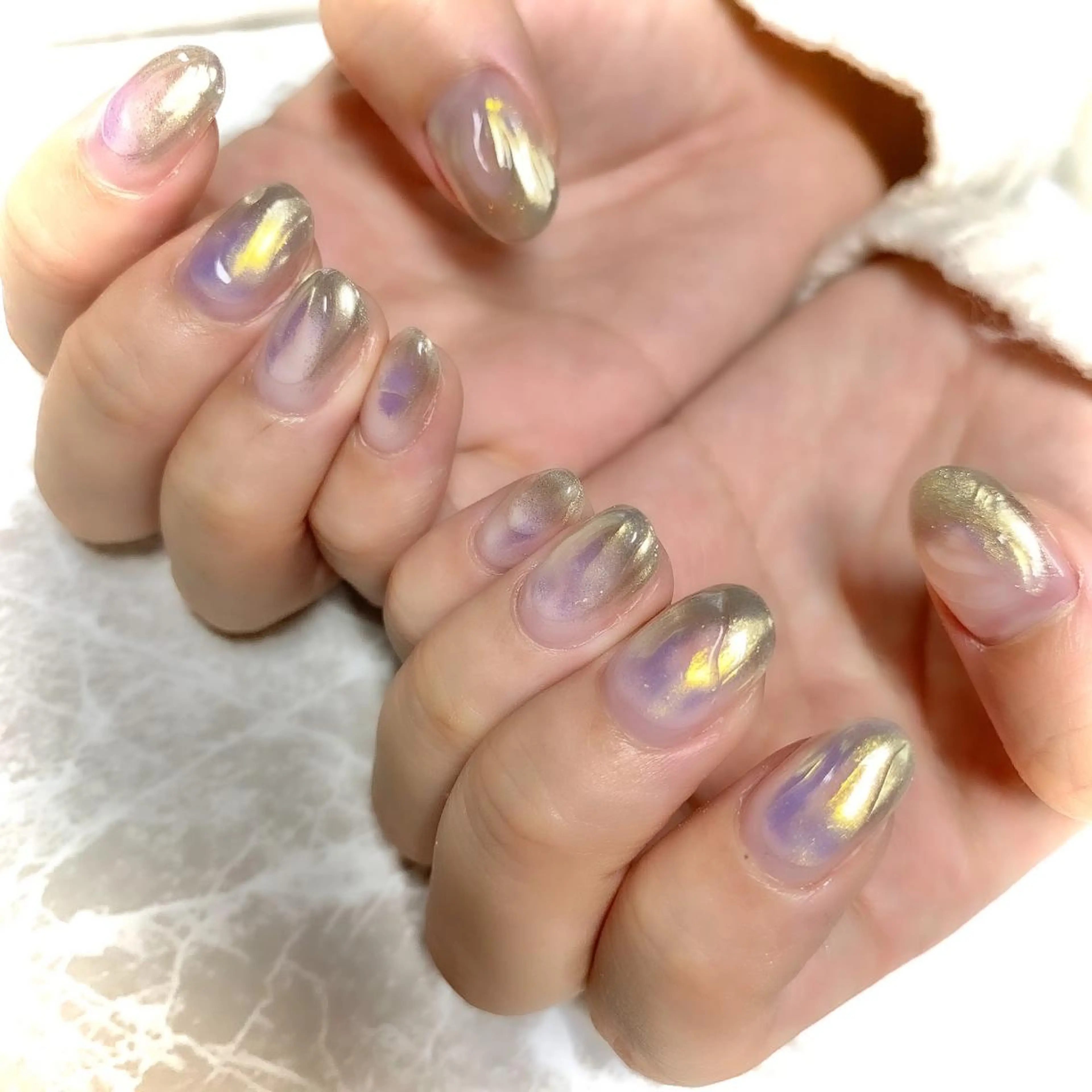 ネイル アートネイル クリアネイル 氷ネイル・うるうるネイル ハンドネイル ハンドケア LULU LIMAのネイルデザイン