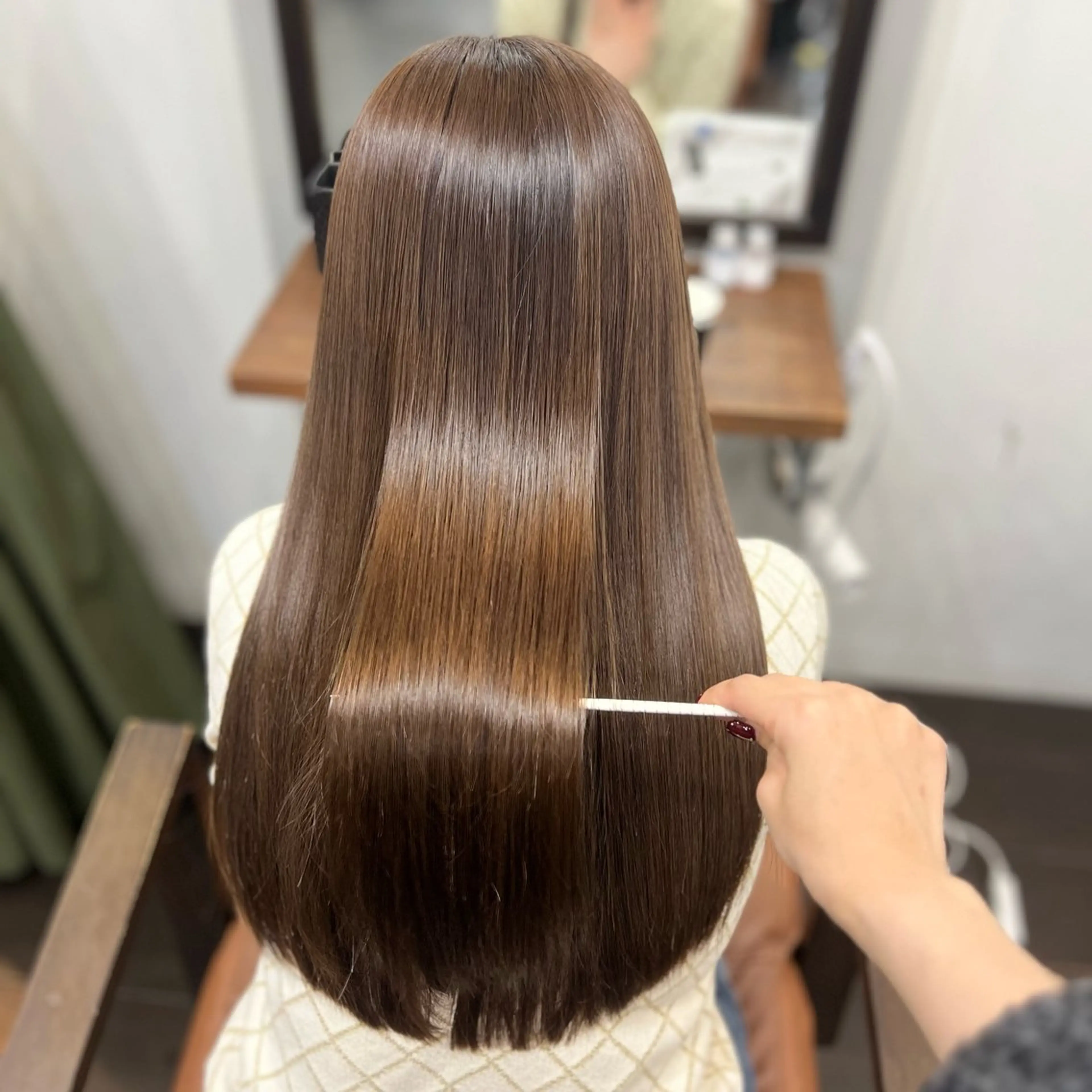 ロング カラー 髪質改善 髪質改善✖️透明感/ レイヤー/はるなのヘアスタイル