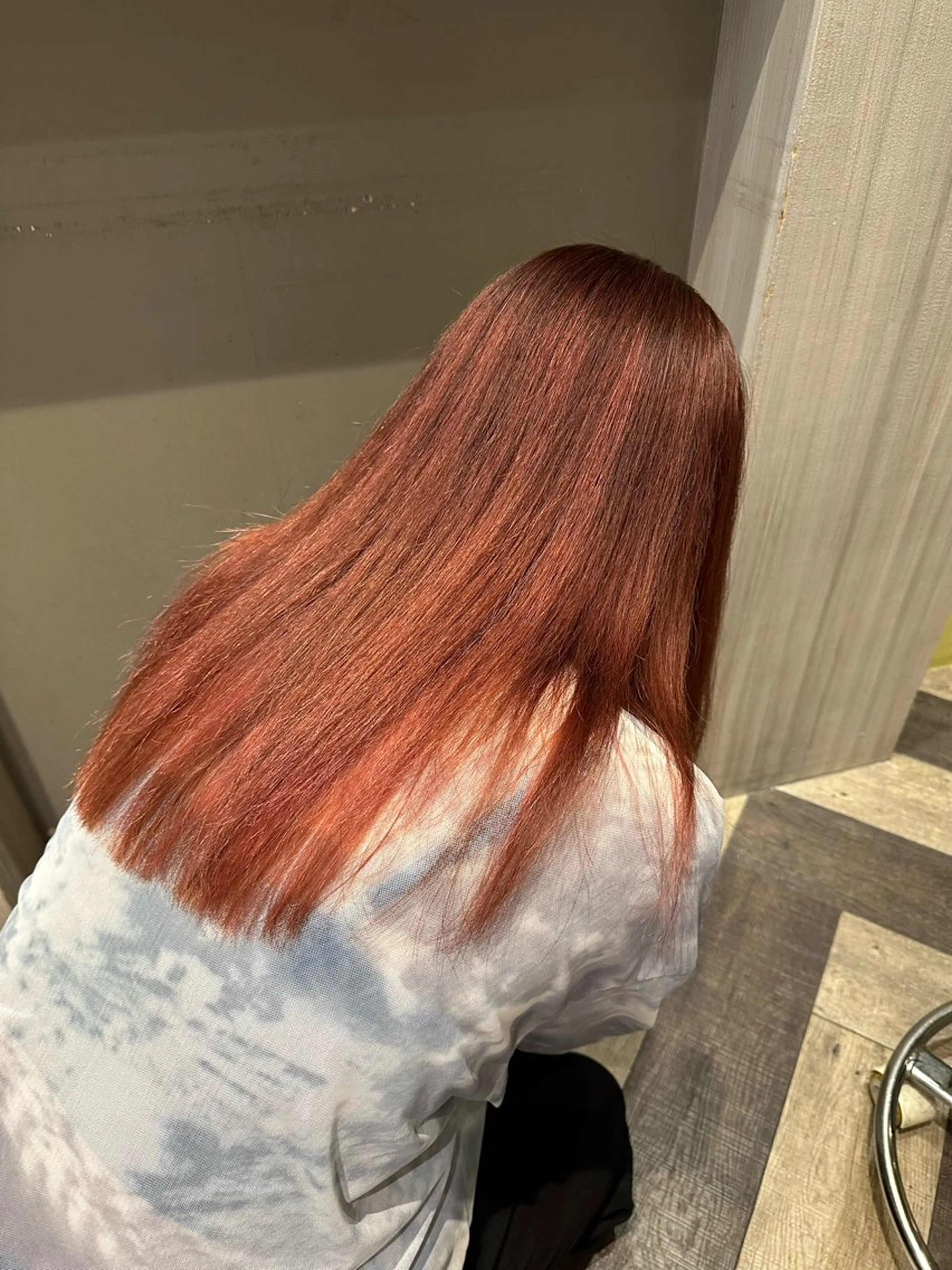 ロング パーマ トリートメント ストレートパーマ 【echelle】 あむのヘアスタイル