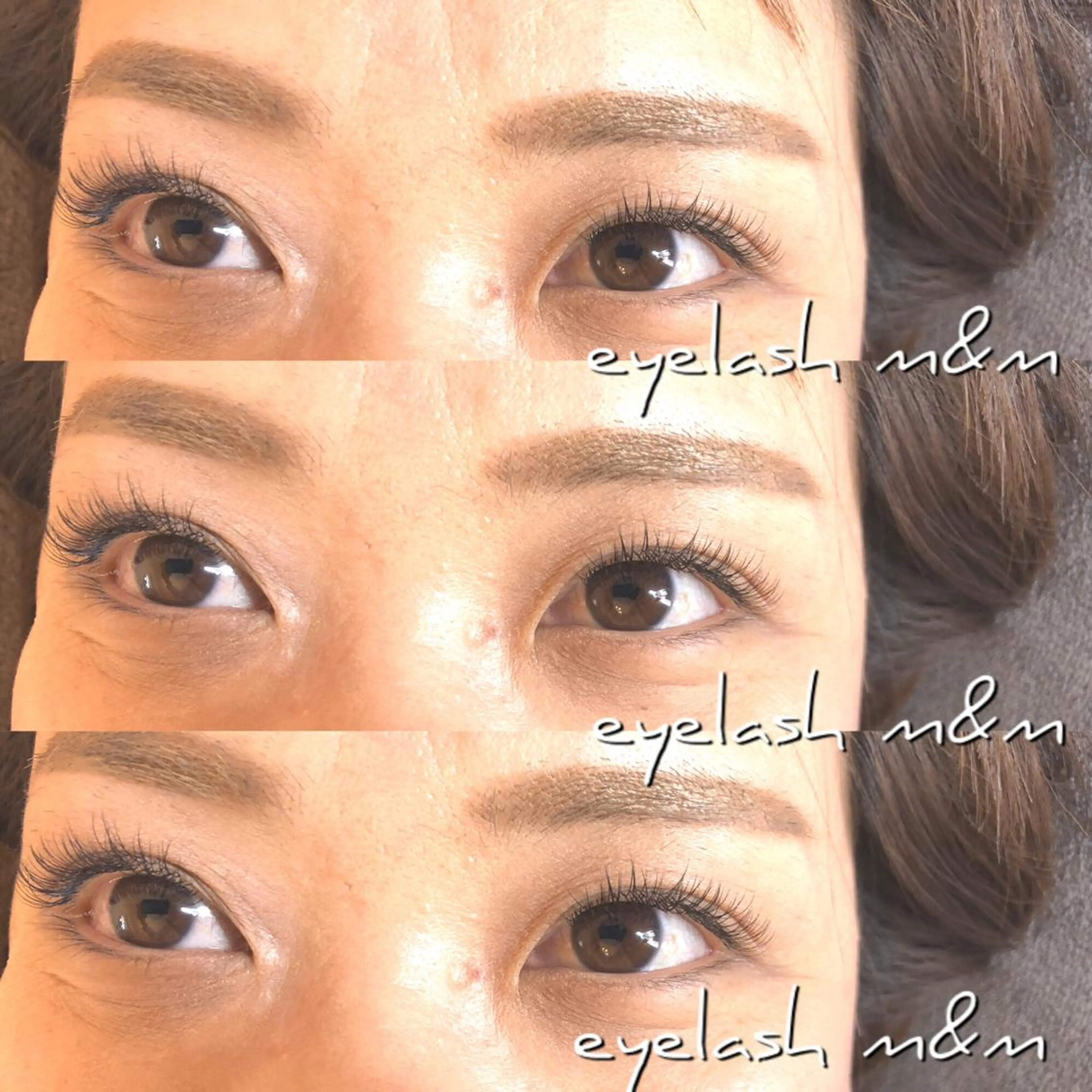 マツエク・マツパ 付け放題 フラットラッシュ Eyelash m&mのマツエク・マツパデザイン