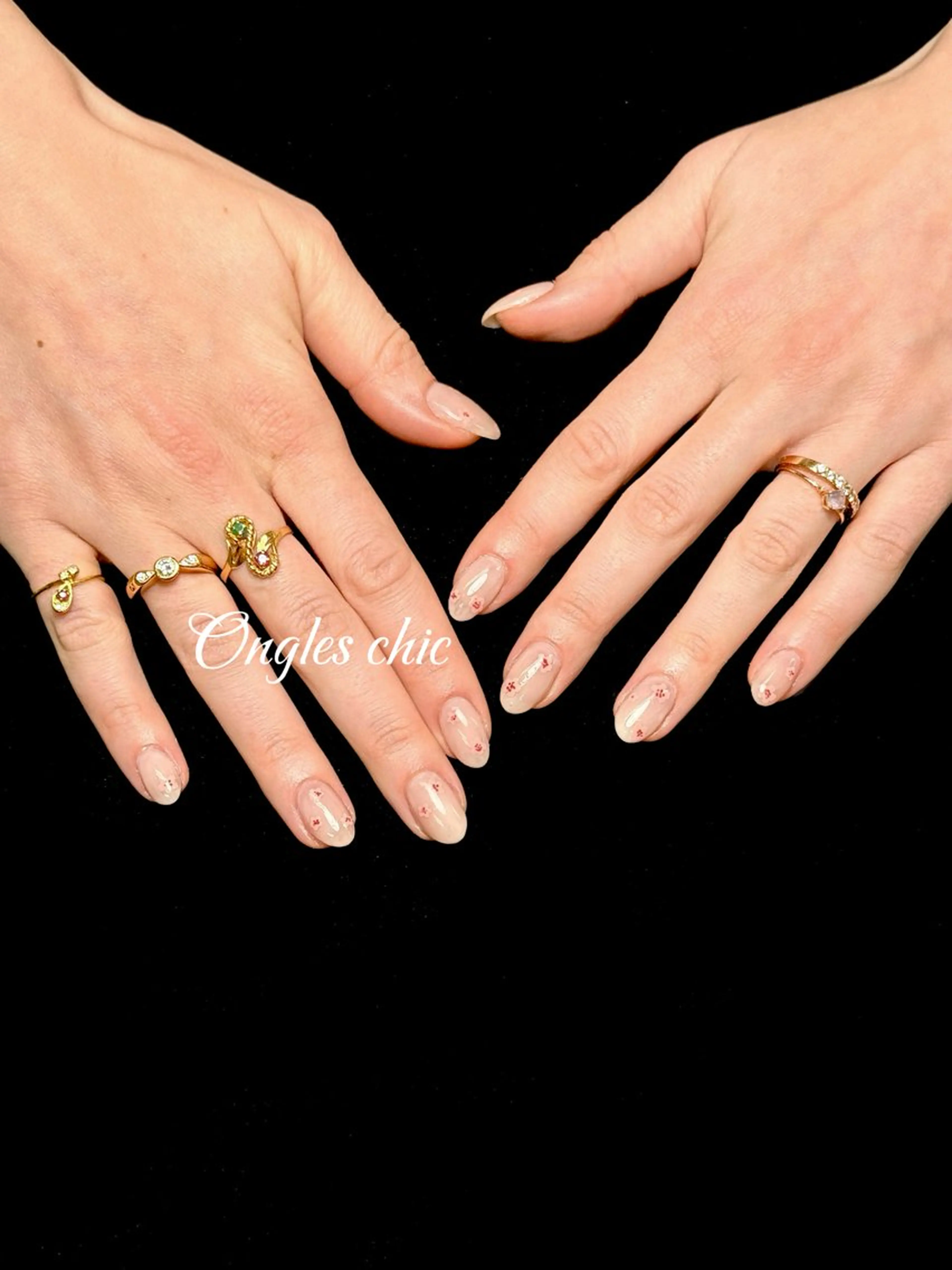 ネイル ハンドネイル ongles chicのネイルデザイン