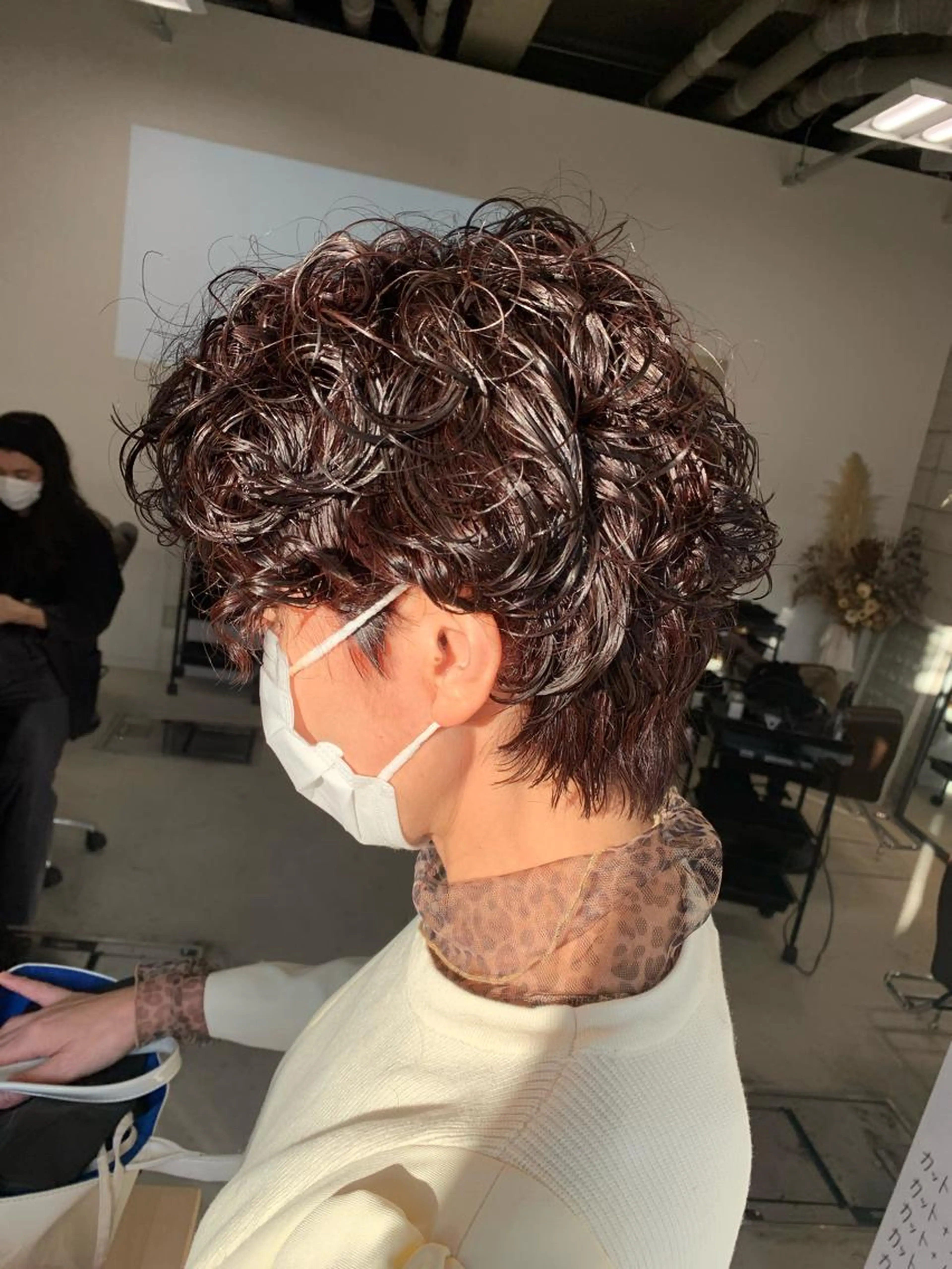 🌷カット＋パーマ＋超音波髪質改善トリートメントの写真