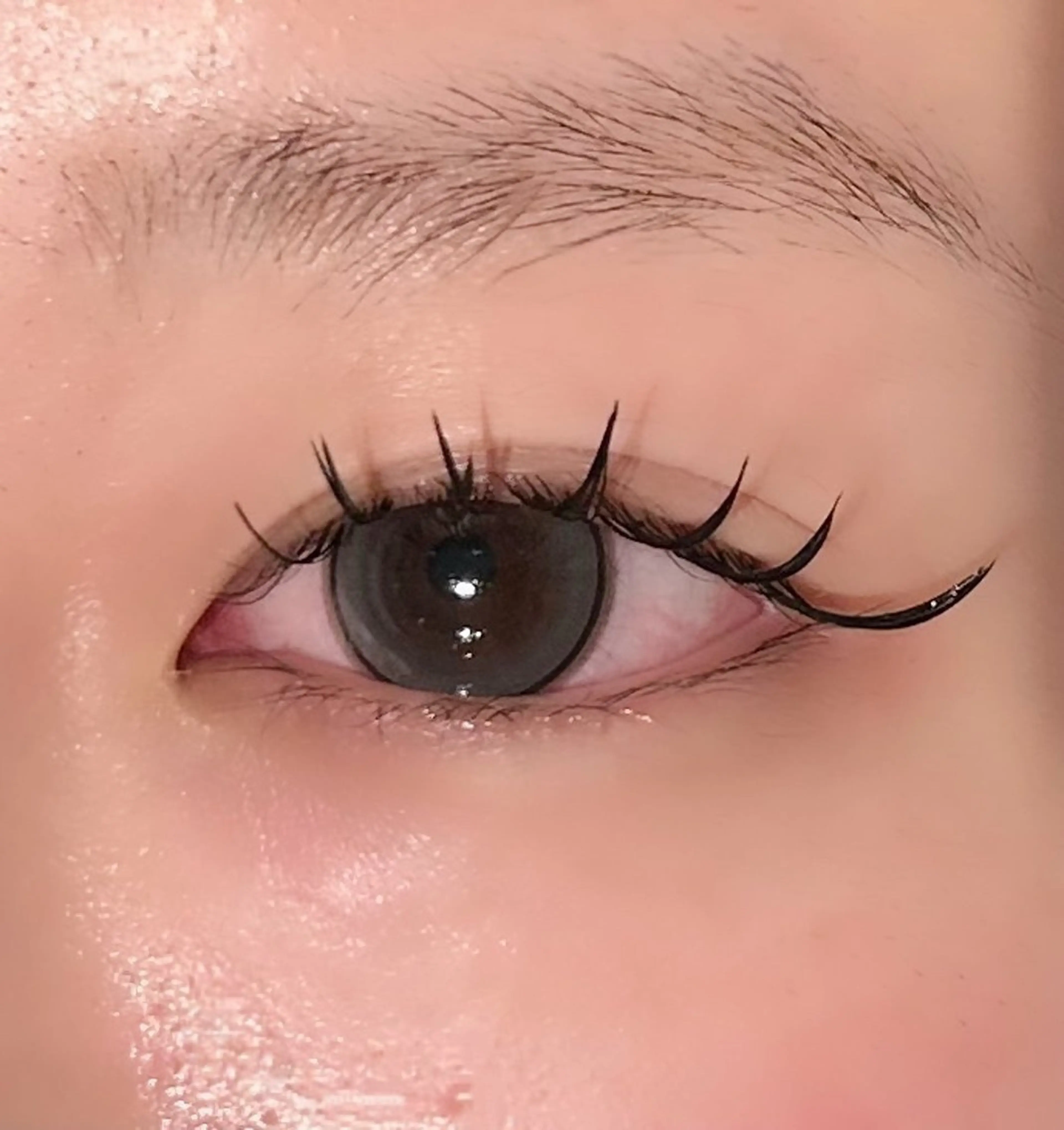 マツエク・マツパ 束感まつ毛 Calm 茅ヶ崎 Ogataのマツエク・マツパデザイン