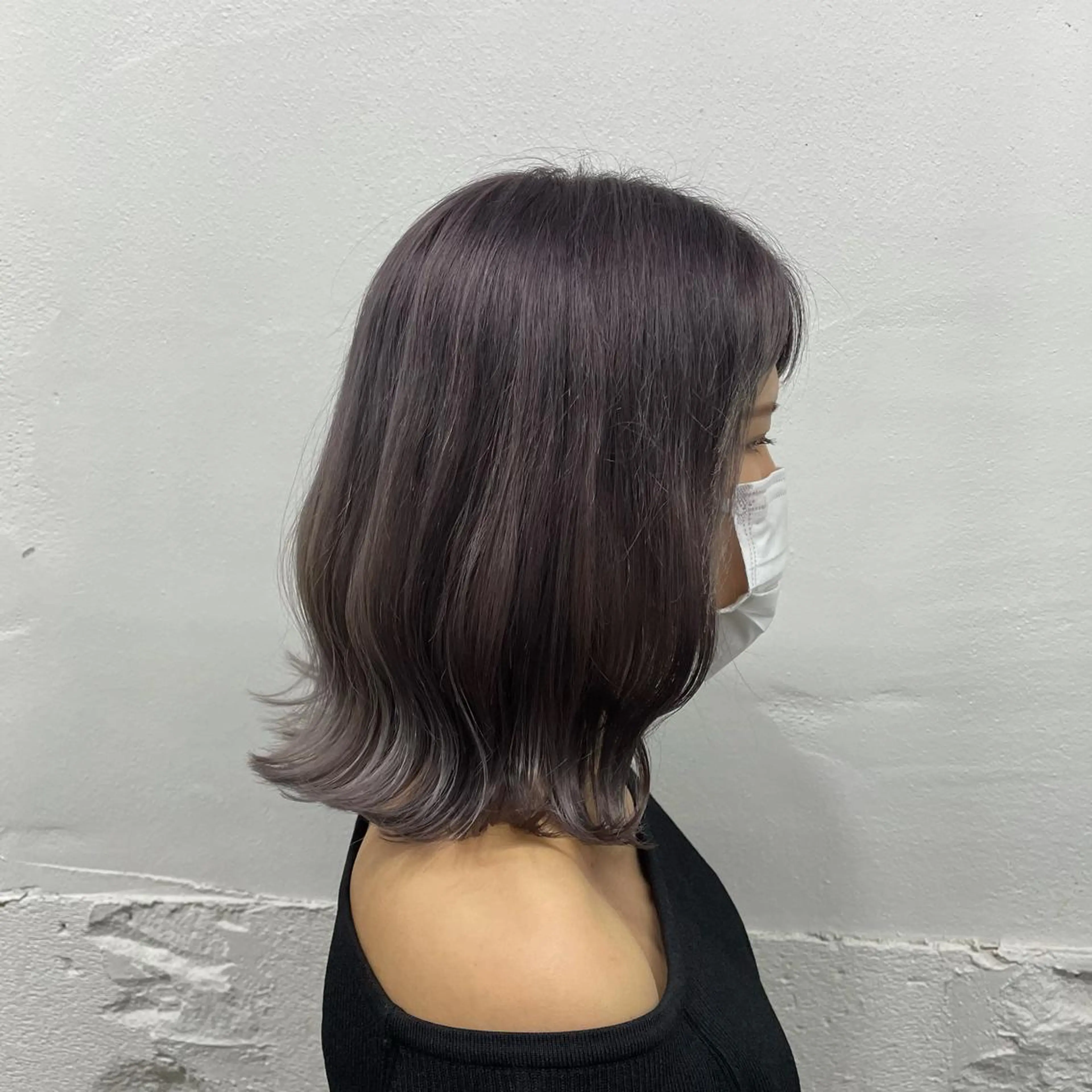 ミディアム カラー シールエクステ バレイヤージュ ミストバング ダブルカラー  フェイスフレーミング カット ヘアカラー 🧡艶髪ちゅるん髪 🫧🧡YUKI❄️のヘアスタイル