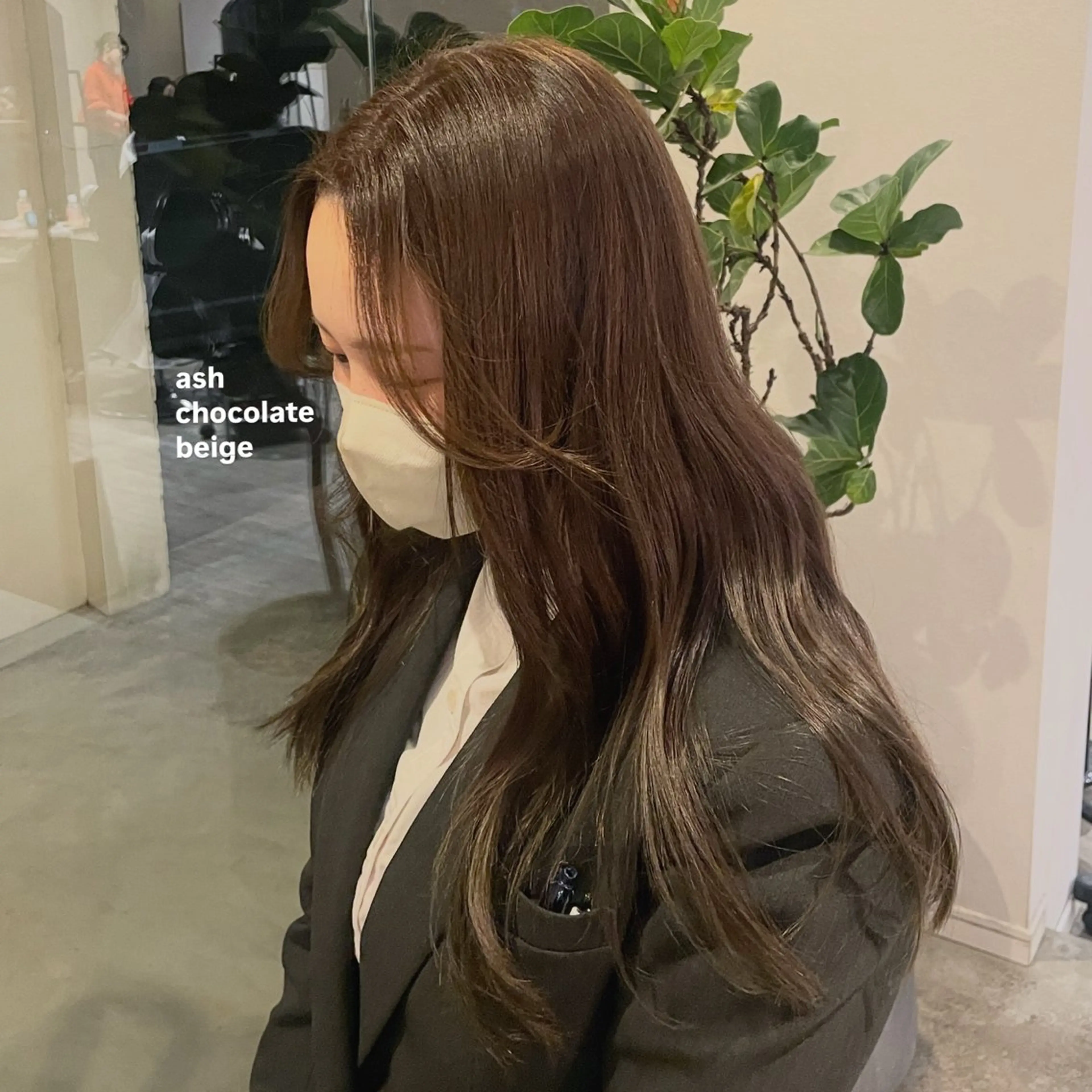 ロング 南場 智美のヘアスタイル