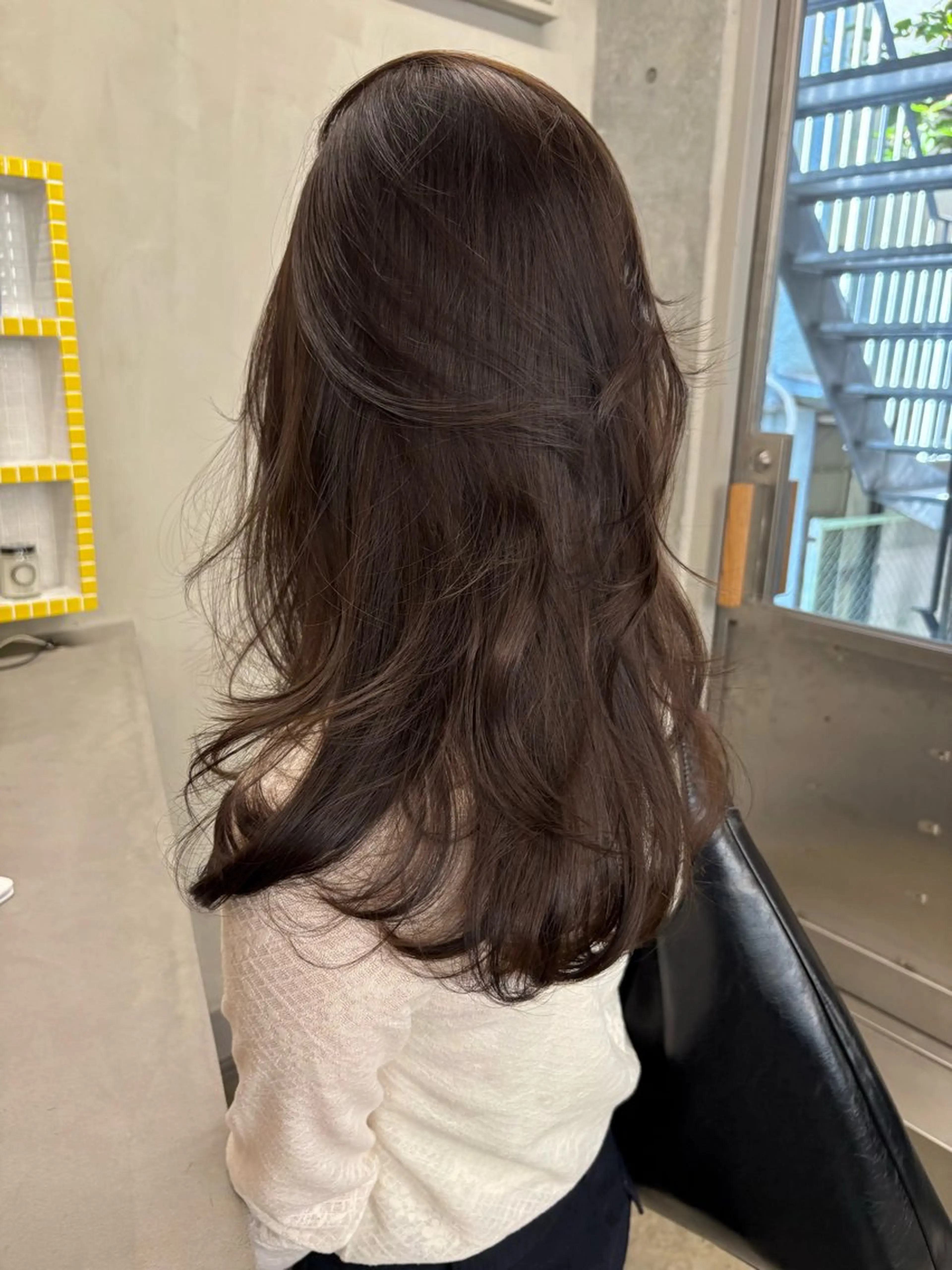 セミロング カラー カット ヘアカラー トリートメント レイヤー/柔色 カラー/SAkiのヘアスタイル