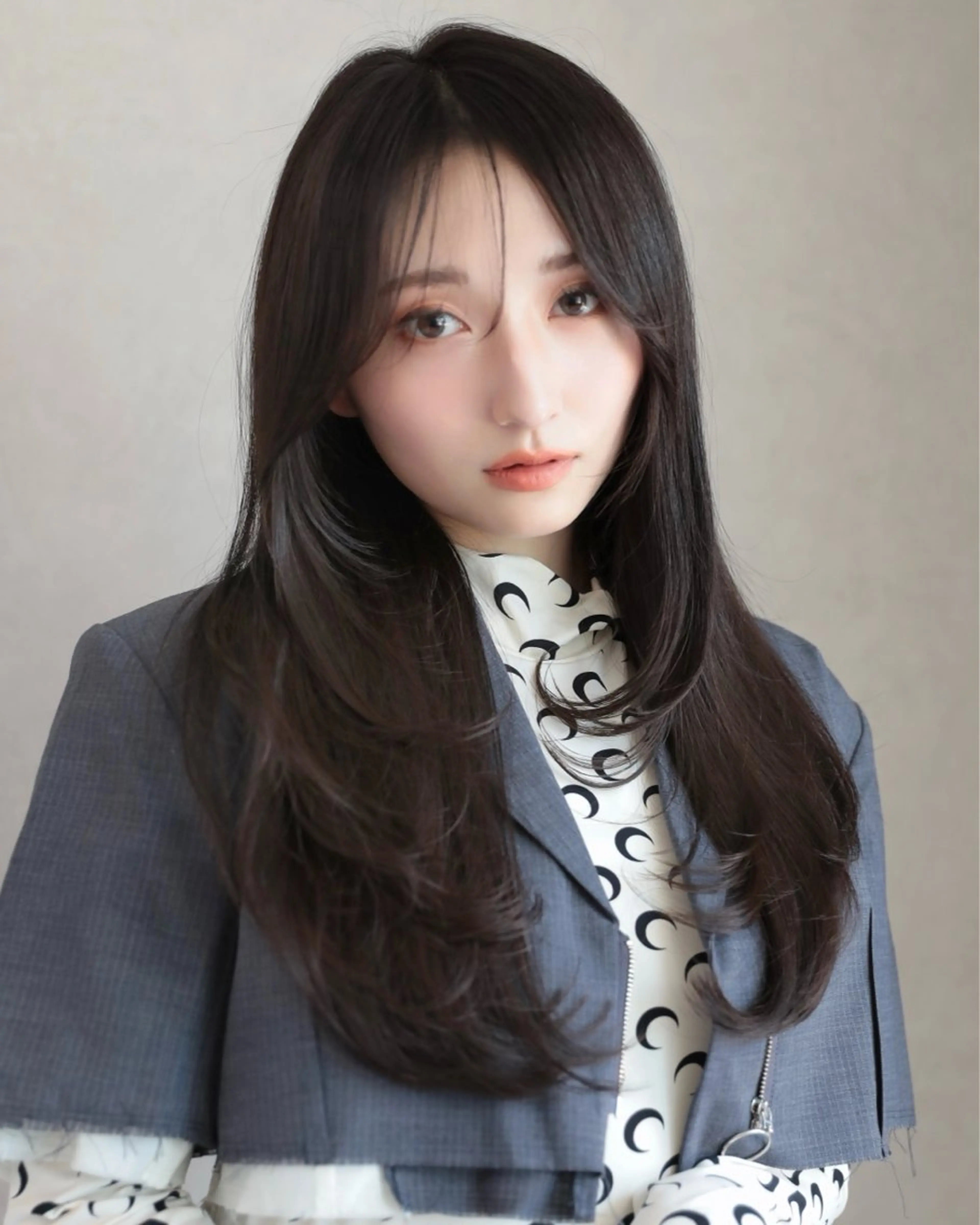 ロング カット ヘアカラー meak所属・韓国レイヤー RYOTAのヘアスタイル