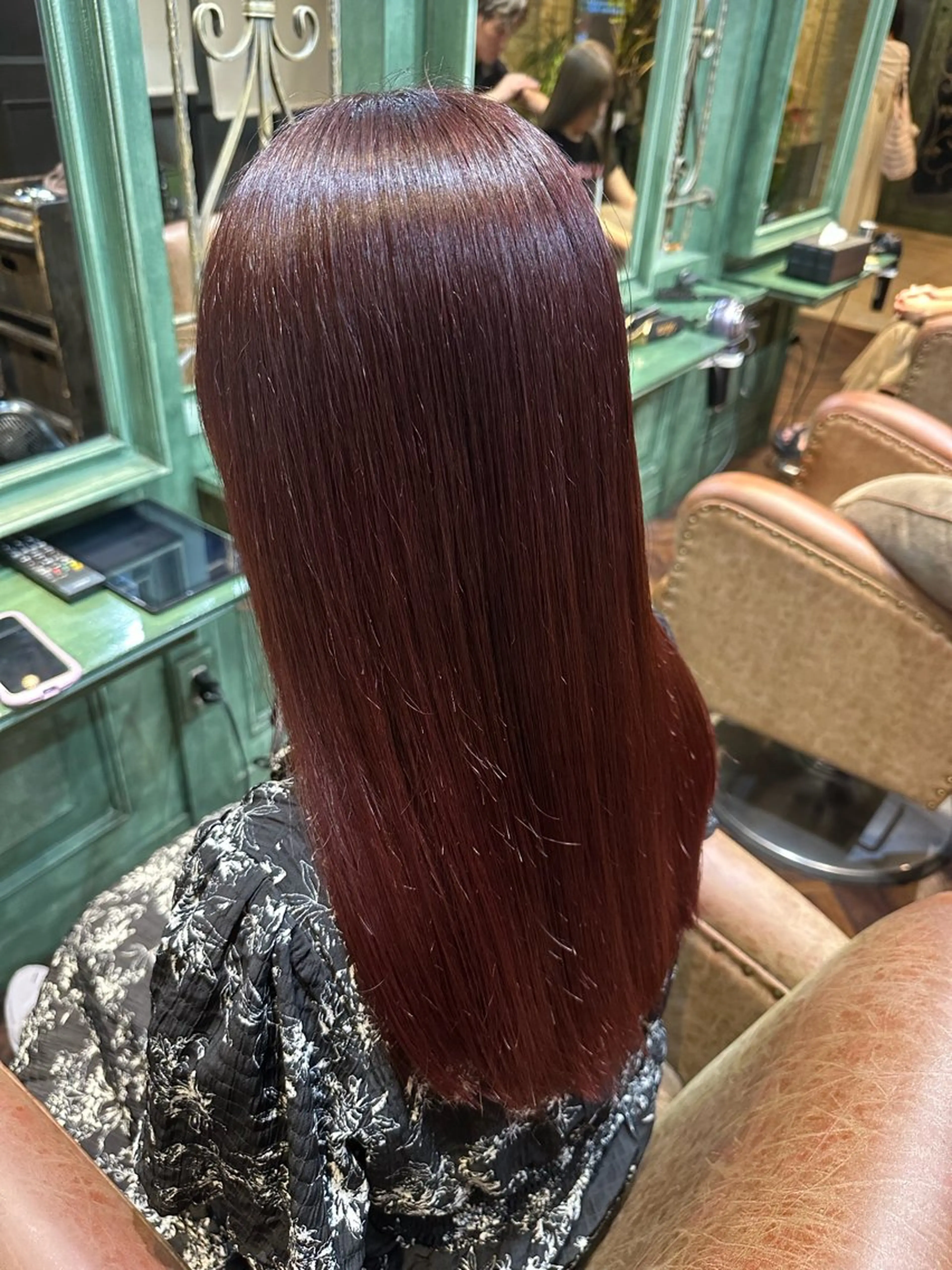 セミロング カット ヘアカラー Monan 新宿所属・ケイジ✨透明感 /艶カラー✨のヘアスタイル