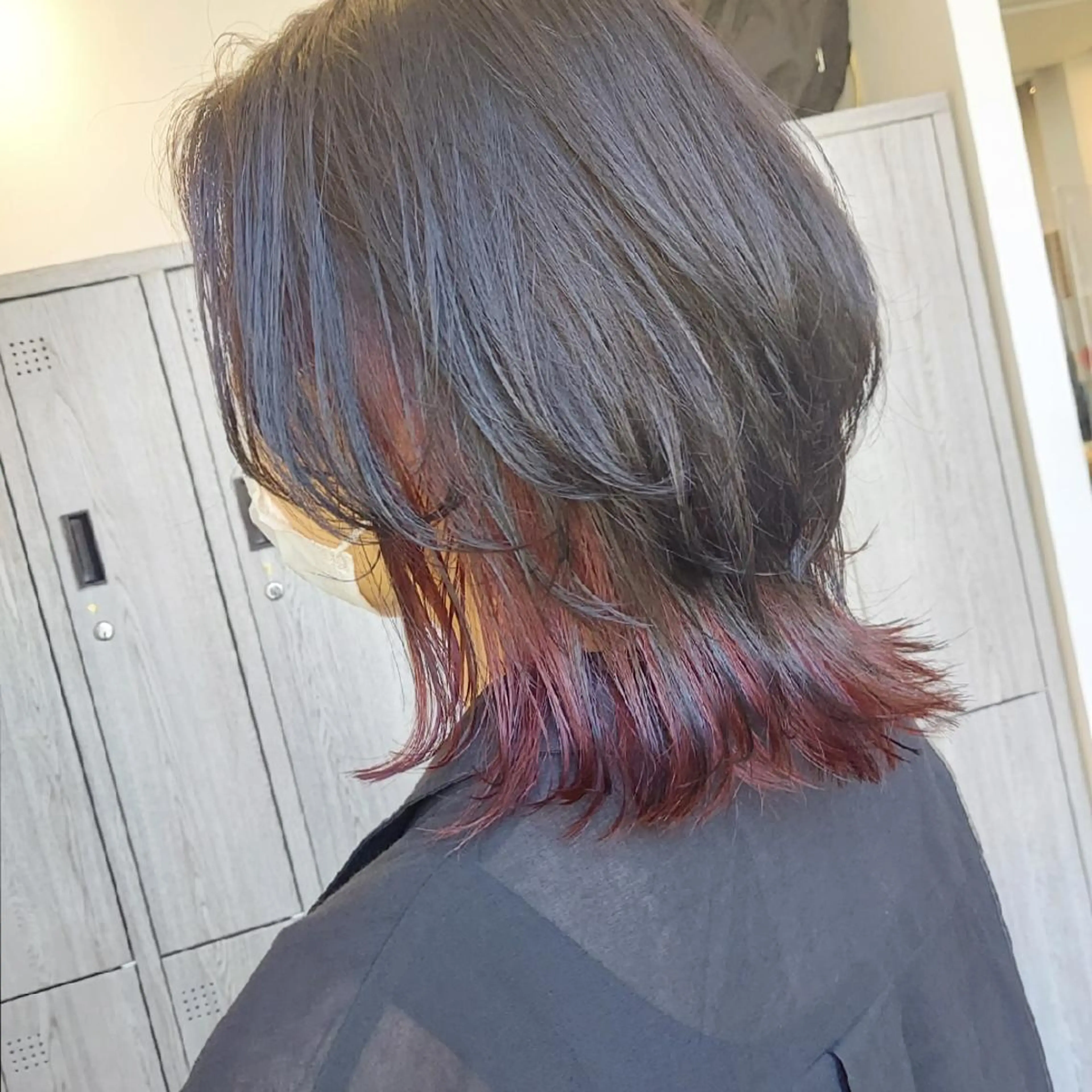 ショート カラー あかね☆ヘアアレンジ /ボブ/縮毛矯正のヘアスタイル