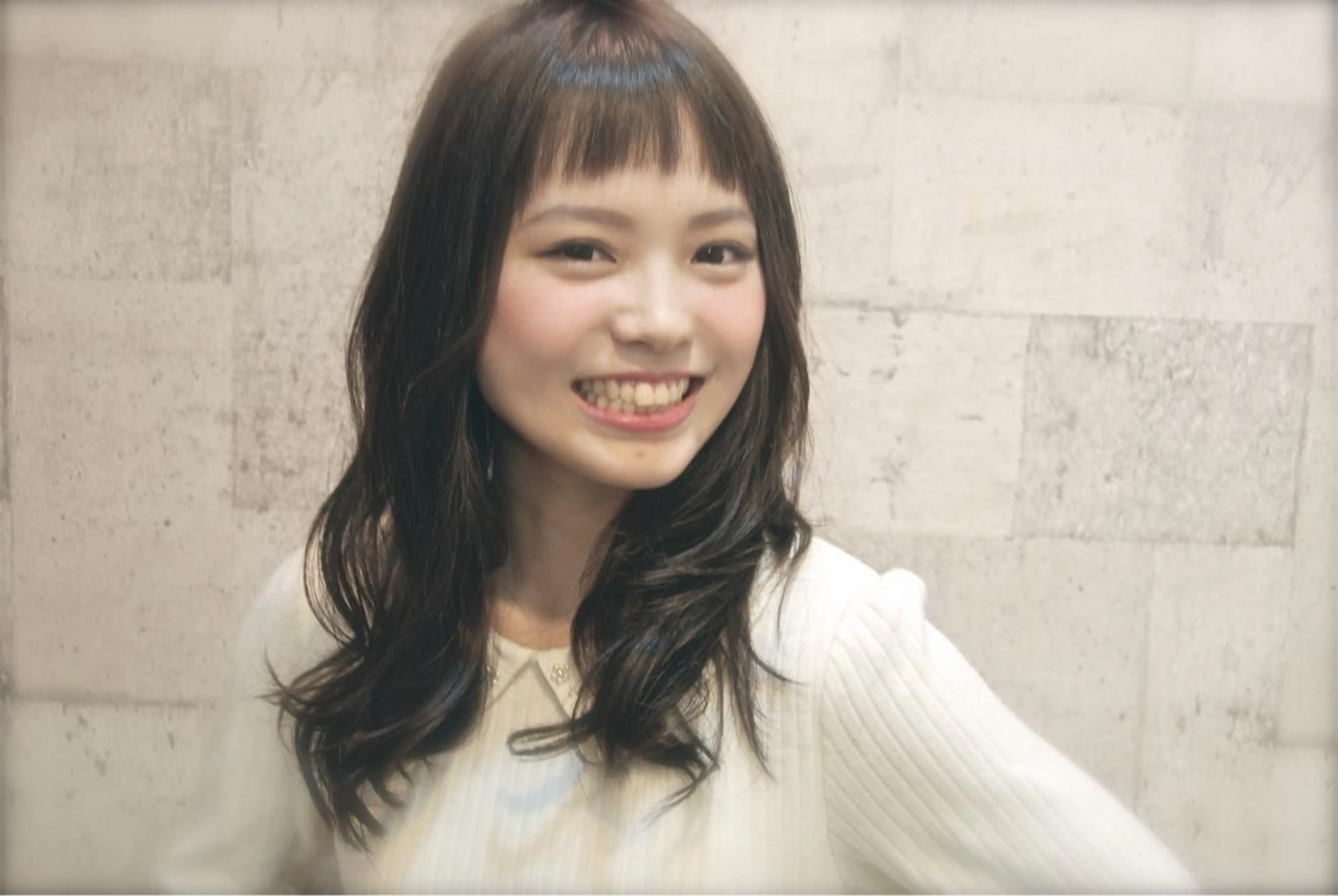 セミロング カラー アッシュ インナーカラー/天神 ブリーチ/吉田のヘアスタイル