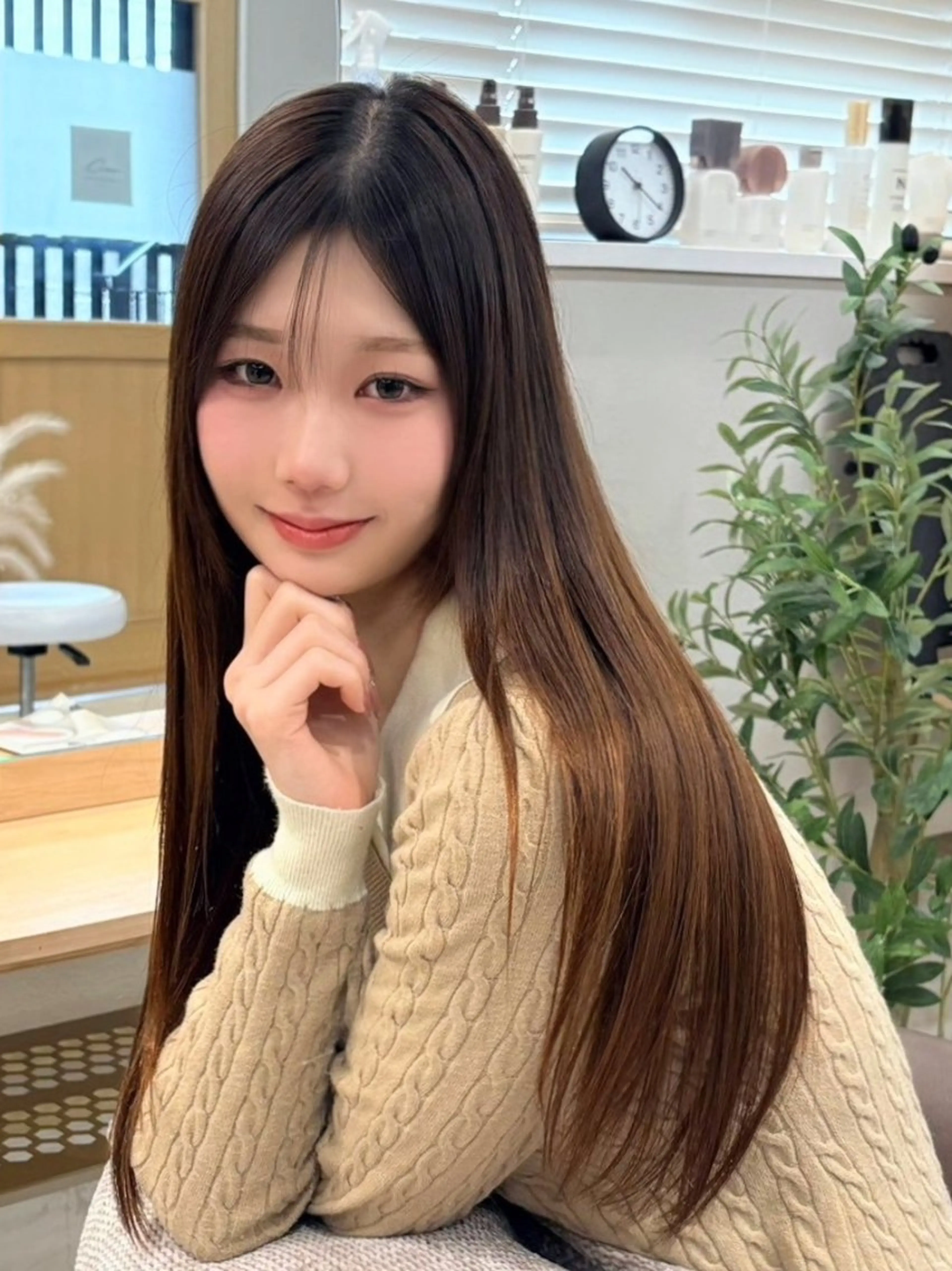 ロング 髪質改善 トリートメント カット ヘアカラー トリートメント -Cream- クリーム町田店のヘアスタイル