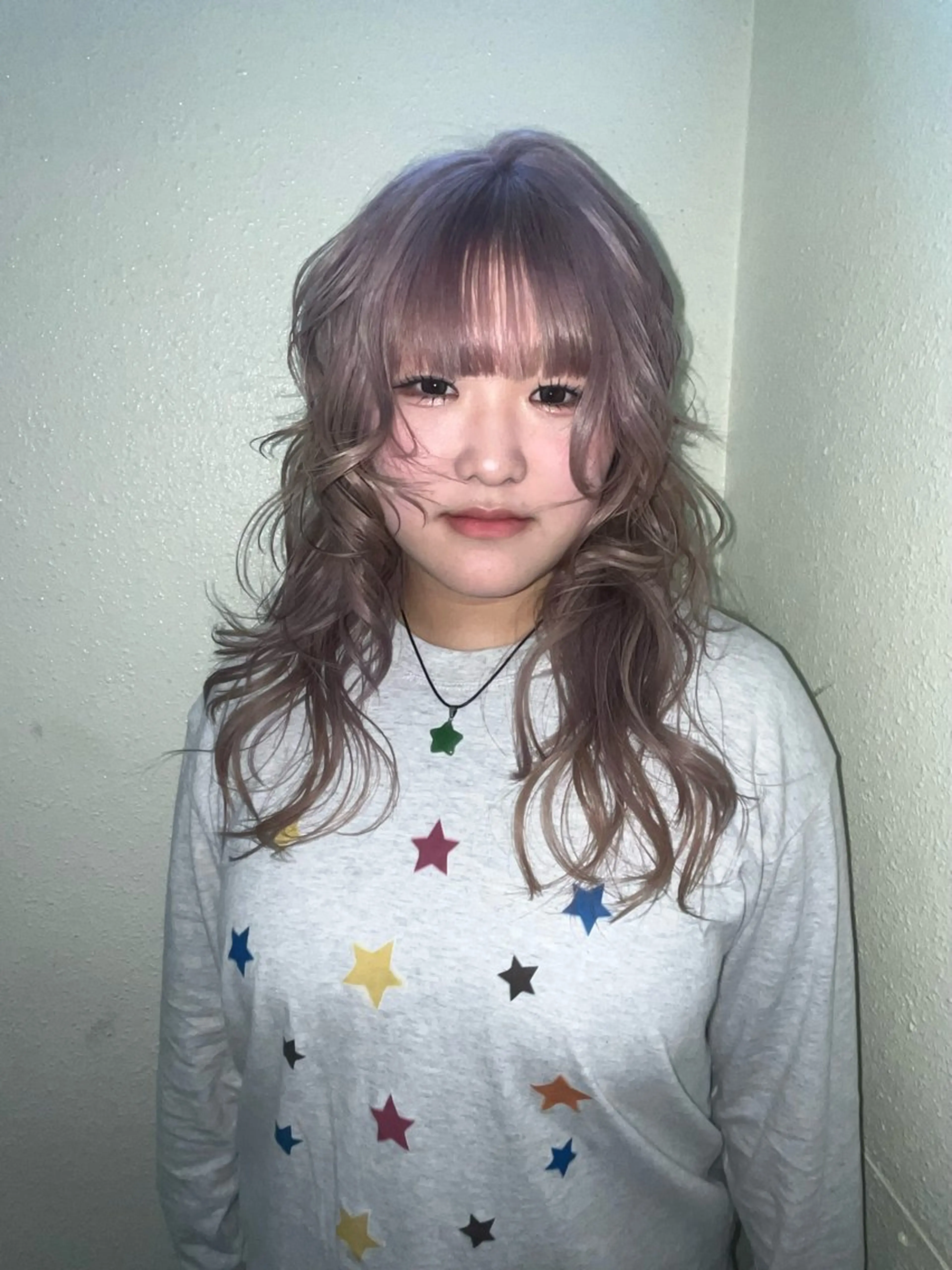 ロング カラー 透明感カラー ハイトーンカラー ヘアカラー Bërg mimi ‎ ౨ৎ⋆のヘアスタイル