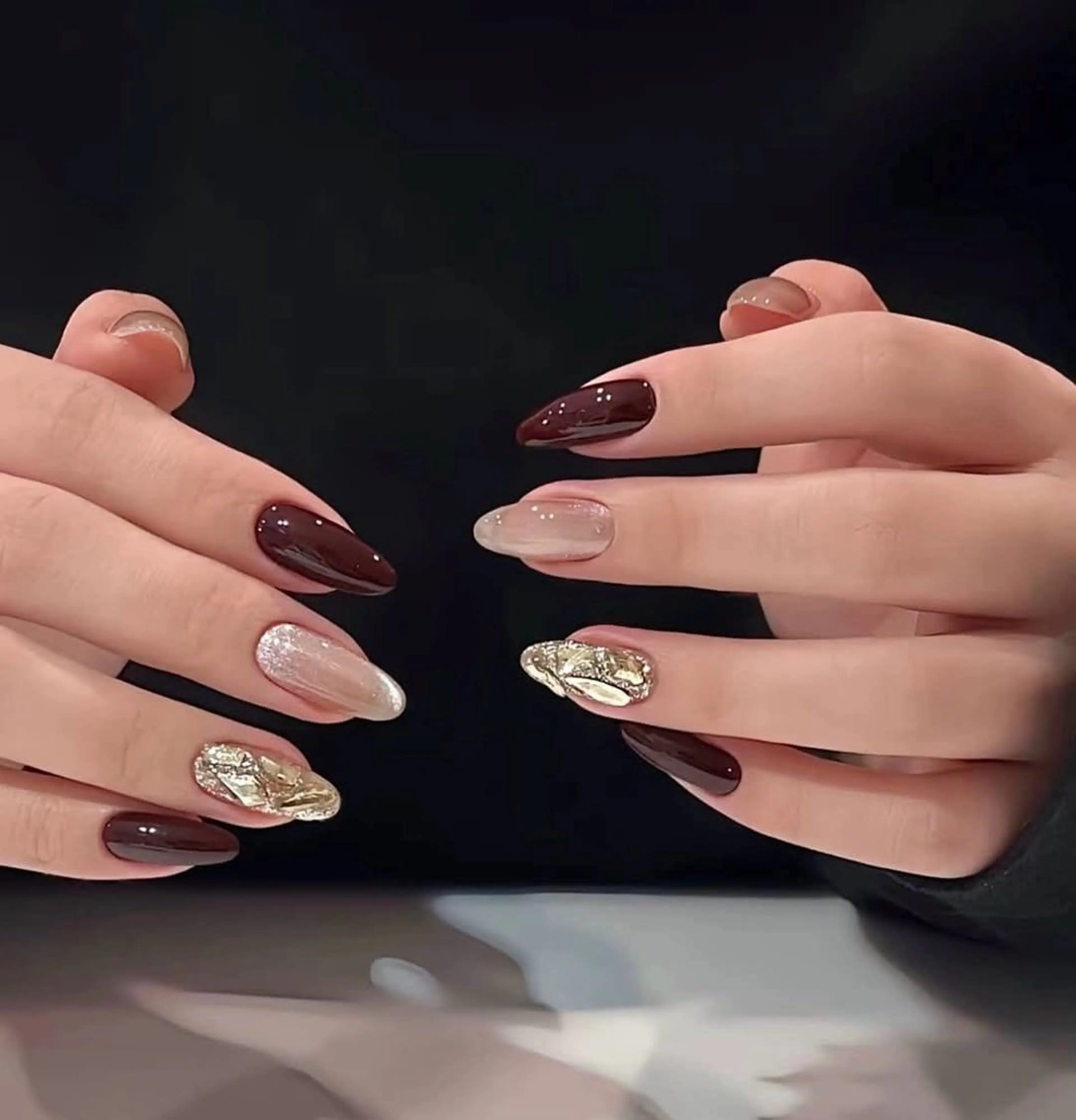 ネイル 韓国ネイル 持ち込み ハンドネイル RINN ANA.CHUOのネイルデザイン