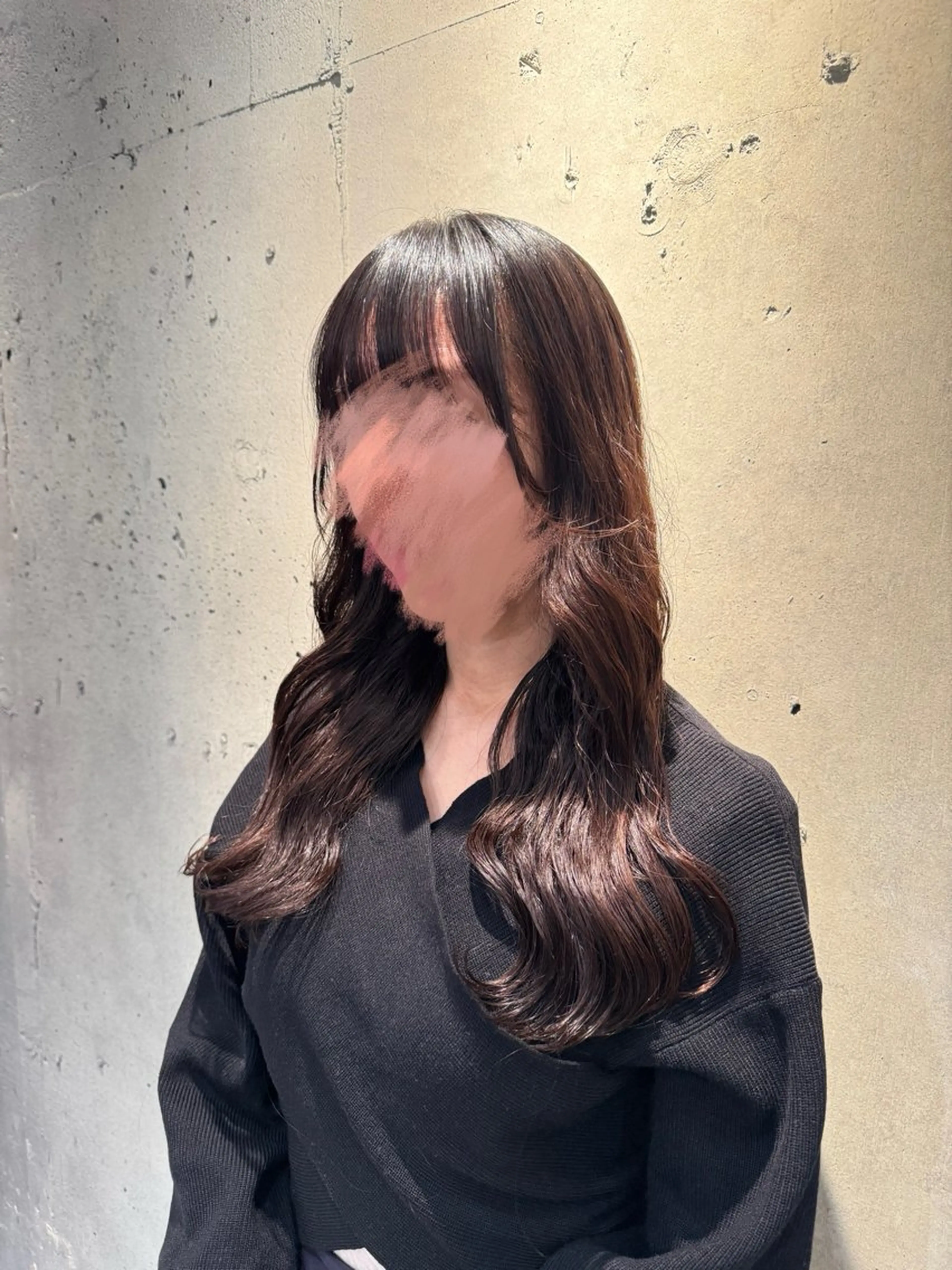 ロング パーマ ブリーチ/透明感 カラー🖤🪽みさきのヘアスタイル