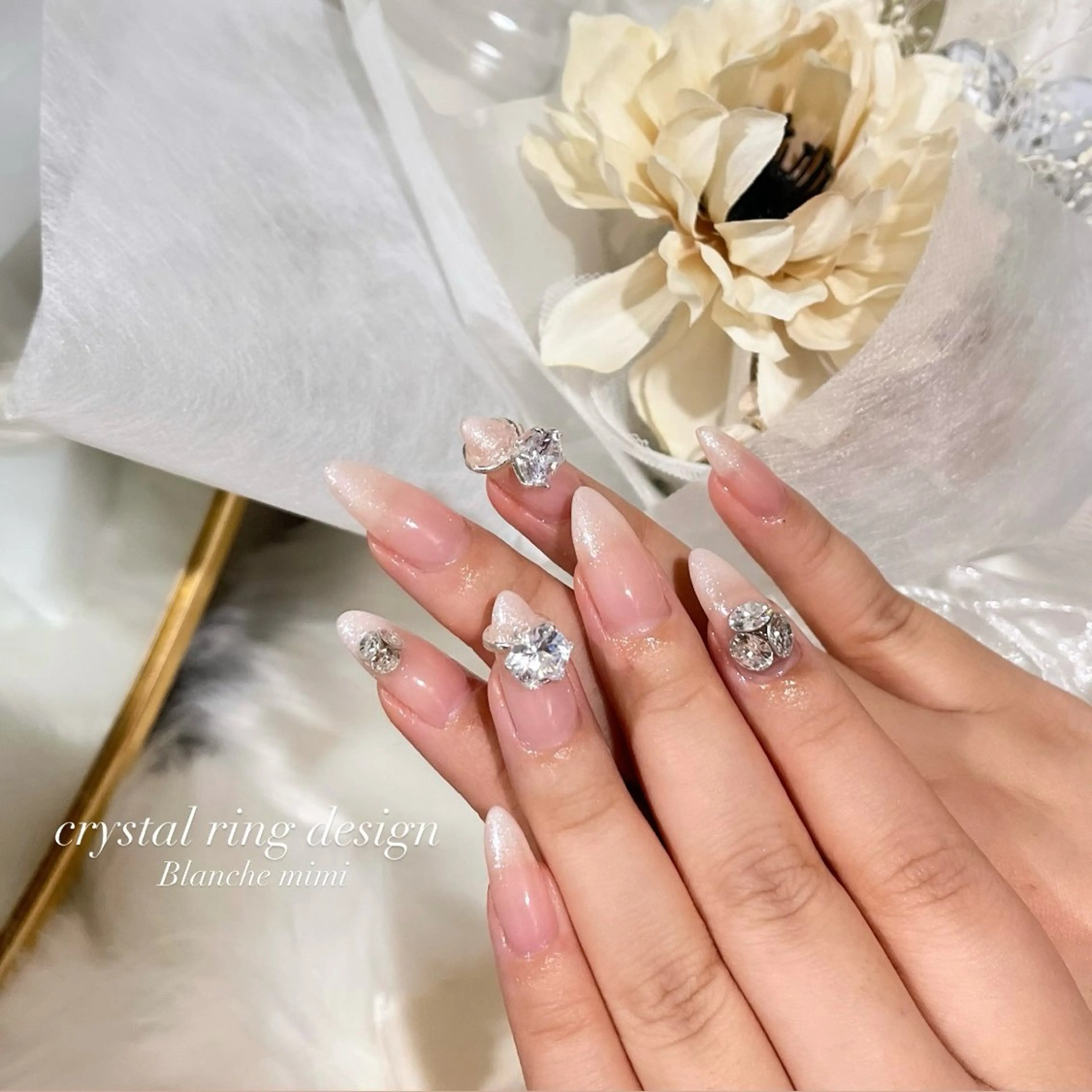 ネイル 持ち込み ハンドネイル Blanche mimi.u_aのネイルデザイン