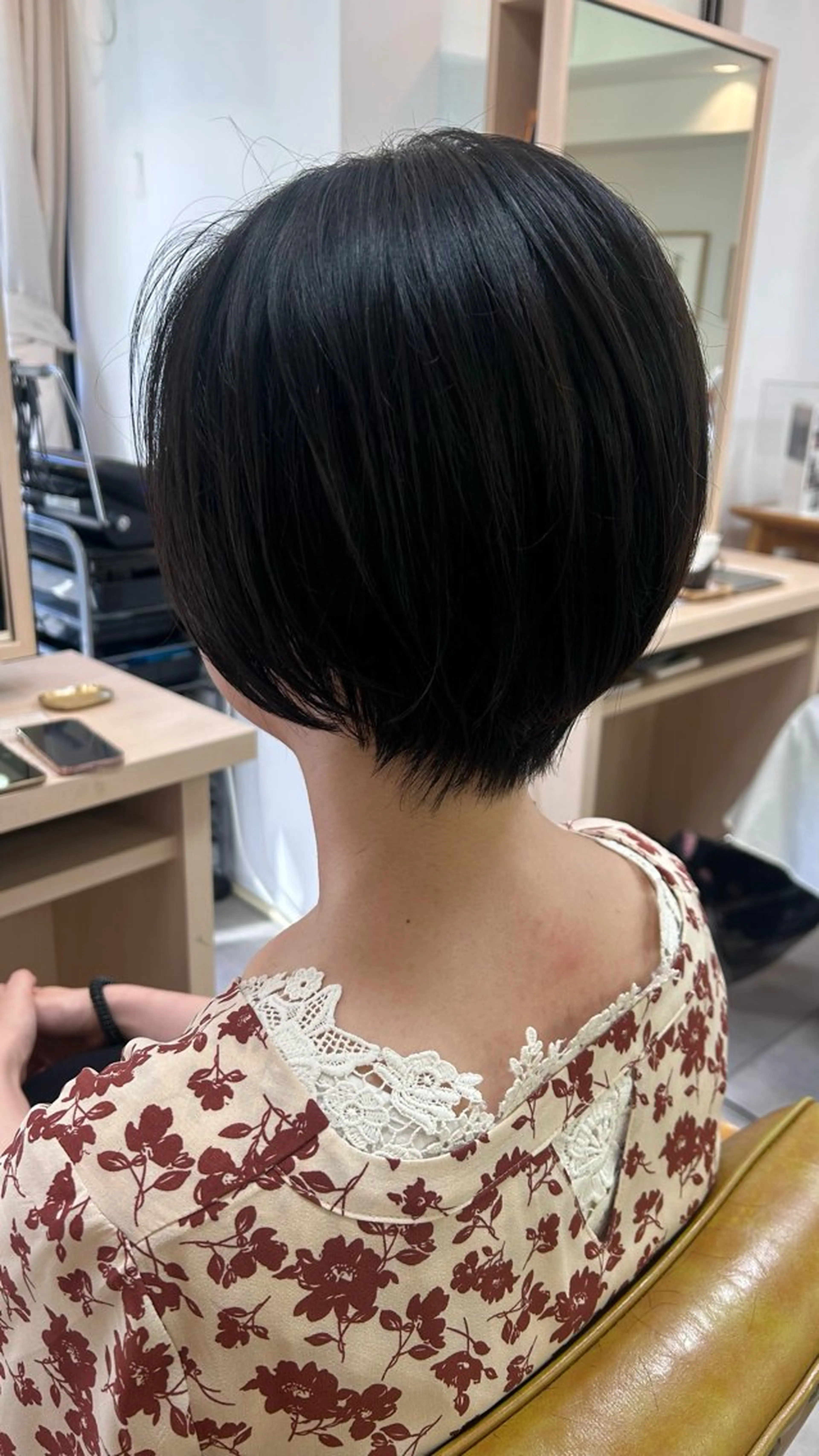ショート ショートボブ 丸みショート ボブ ショートヘア カット トリートメント ヘッドスパ 金山/くびれショート ショートボブAikaのヘアスタイル