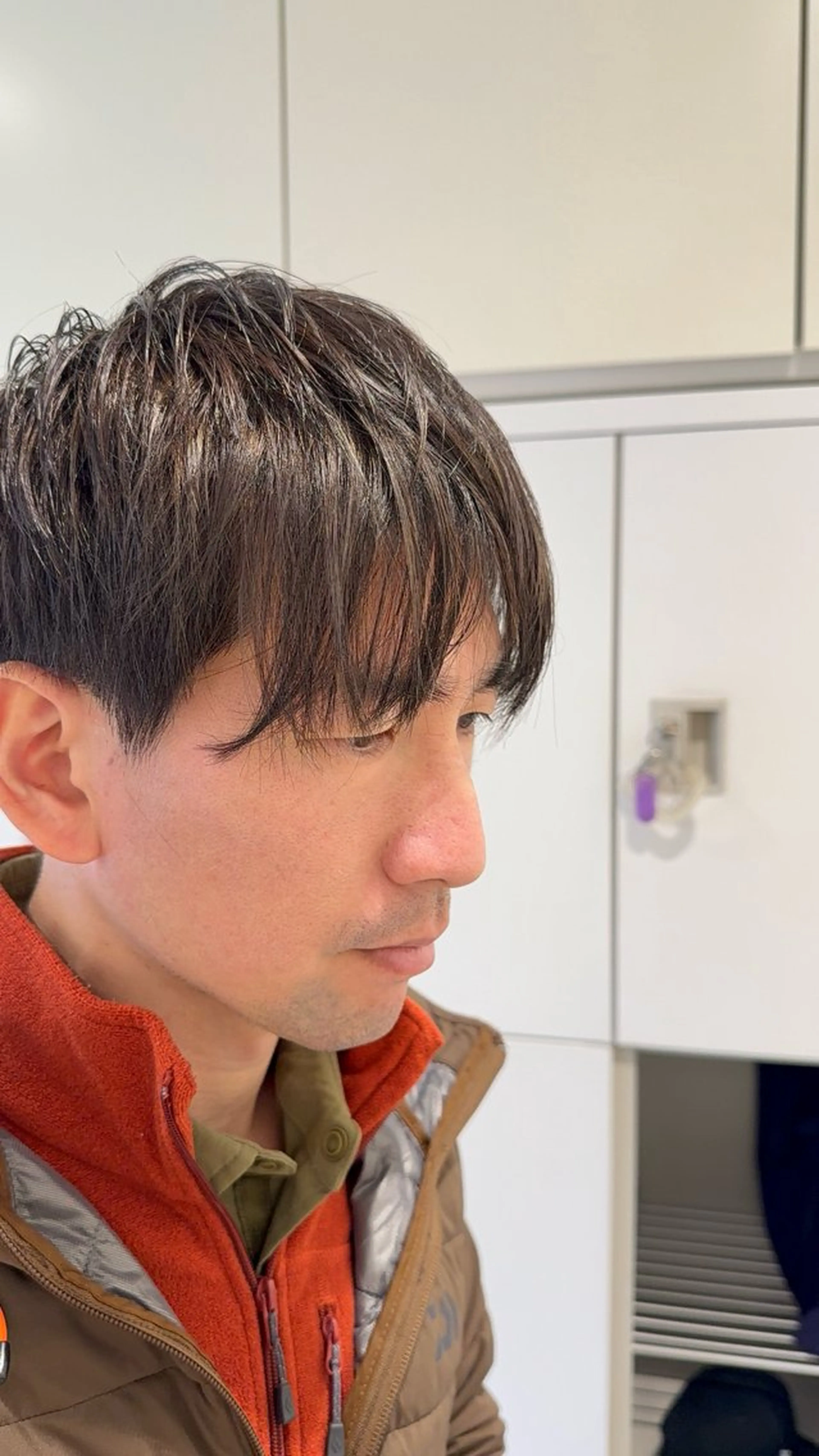 メンズ白髪ぼかしカラーの写真