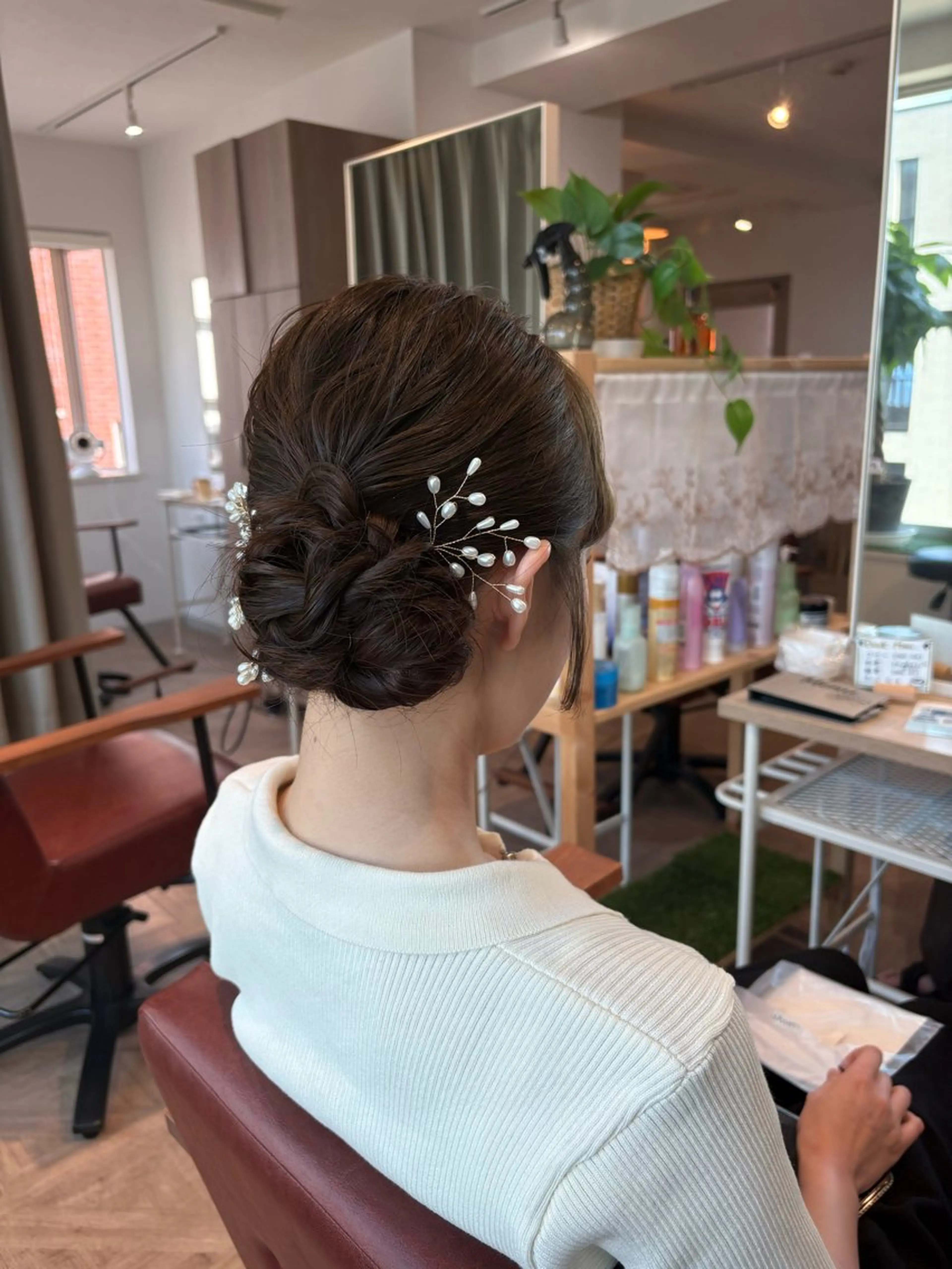 ヘアアレンジ 檜山 知可子のヘアスタイル