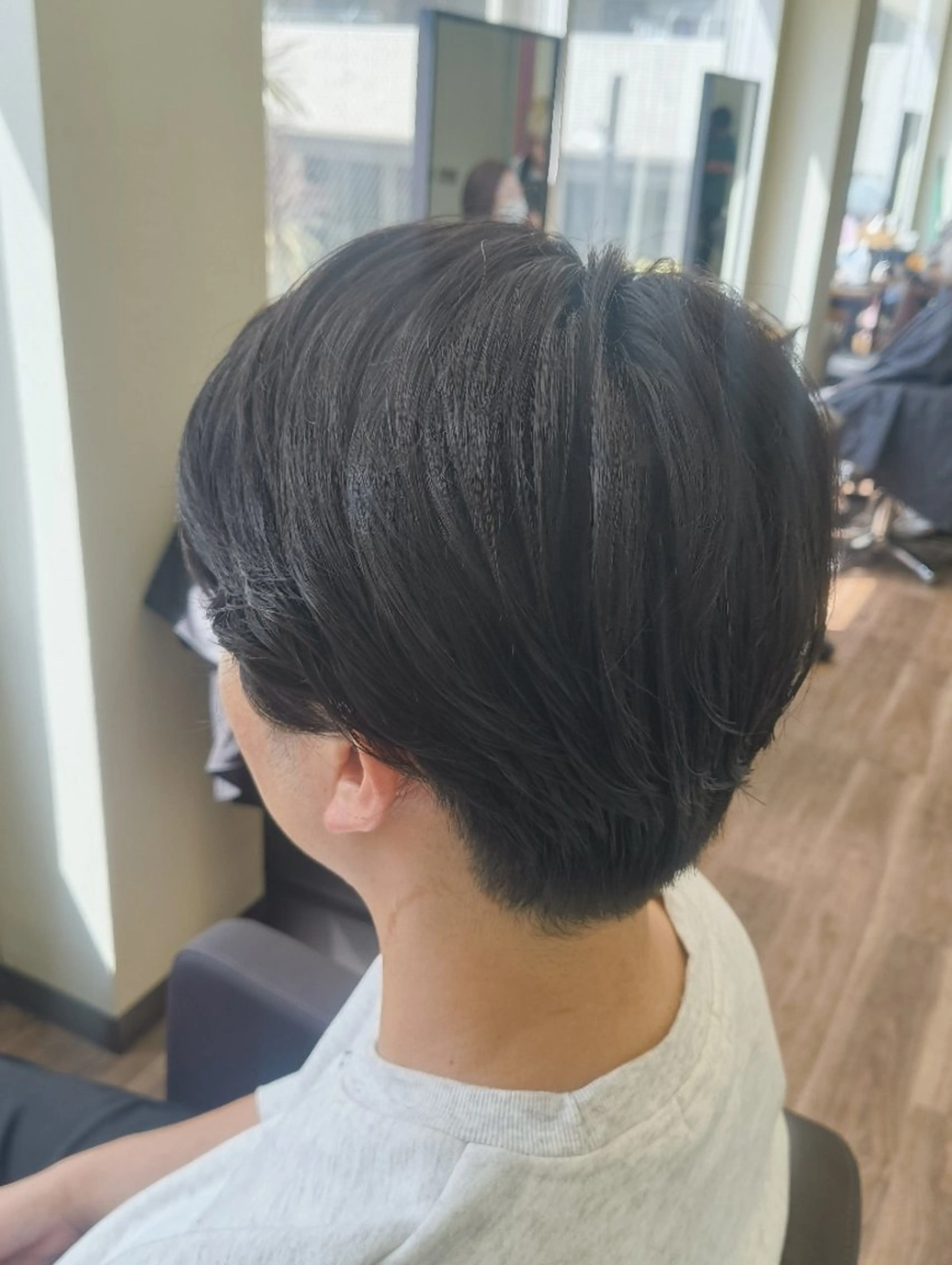 ショート パーマ メンズ 村松 和歌子のヘアスタイル