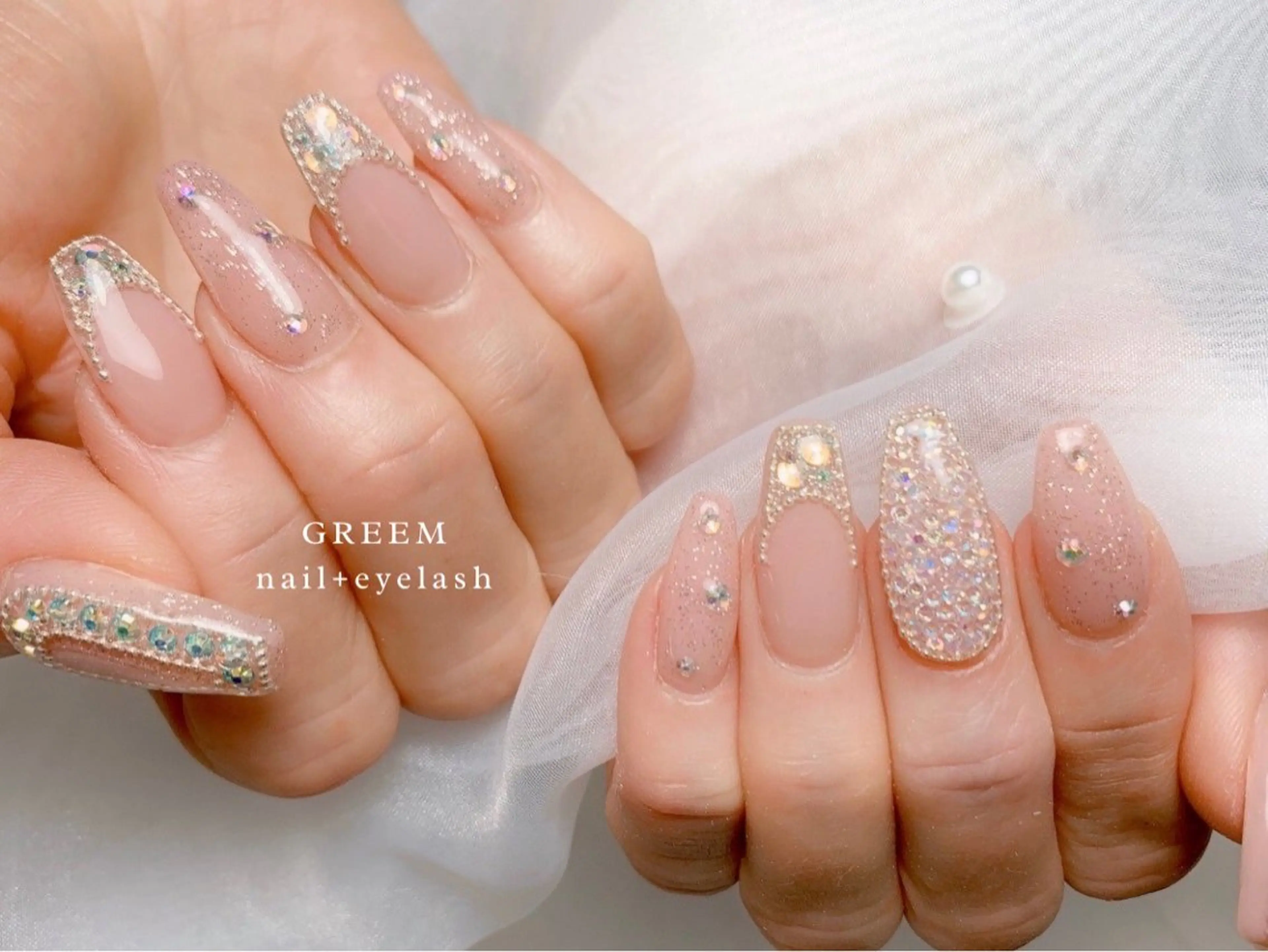 ネイル キラキラネイル GREEM グリームのネイルデザイン