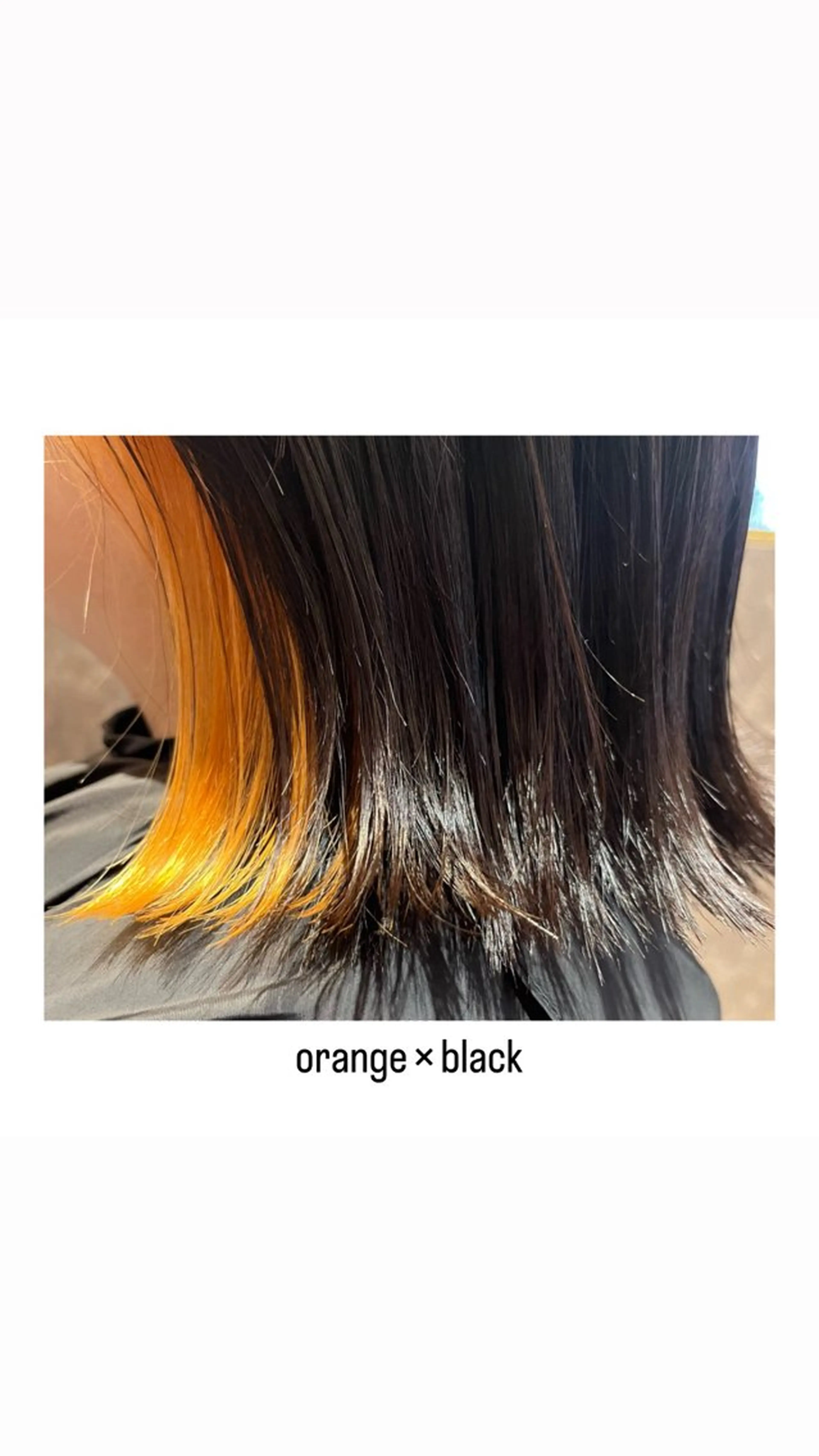 ショート カラー デザインカラー オレンジ ヘアカラー トリートメント hiro【沿線で叶う 似合わせhair】のヘアスタイル