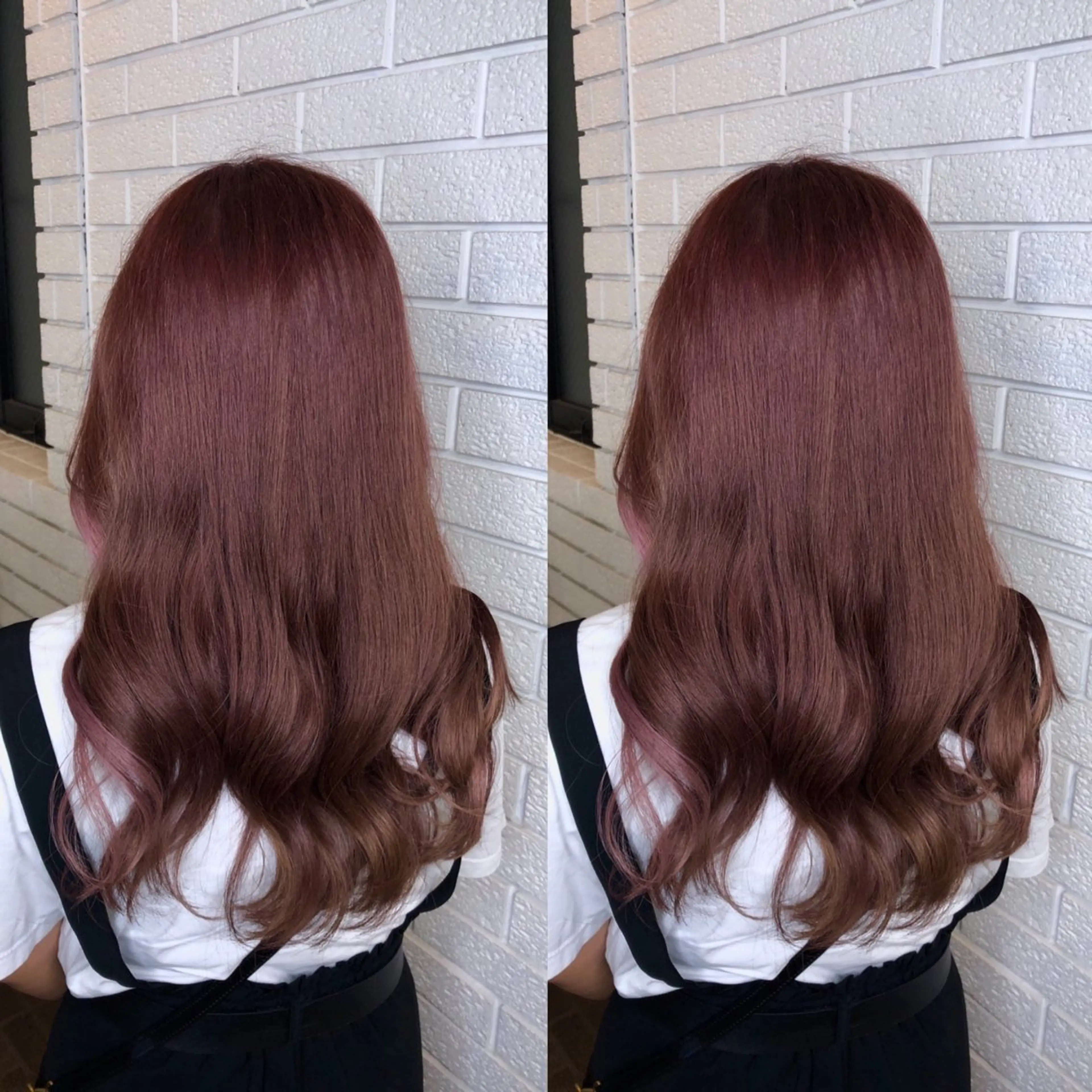 ロング カット ヘアカラー トリートメント 艶カラー🩵💛 NANAのヘアスタイル