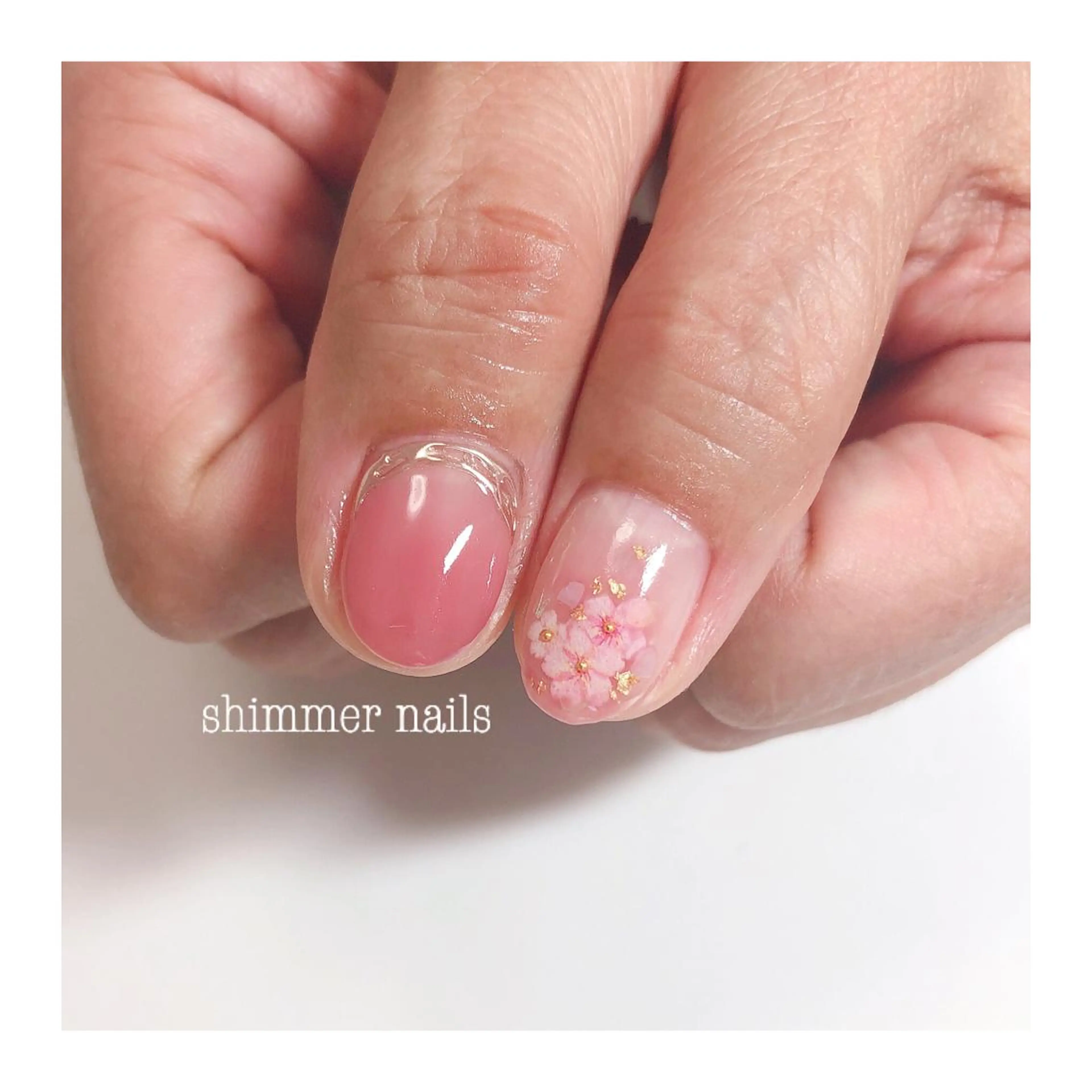 ネイル フットネイル shimmer nailsのネイルデザイン