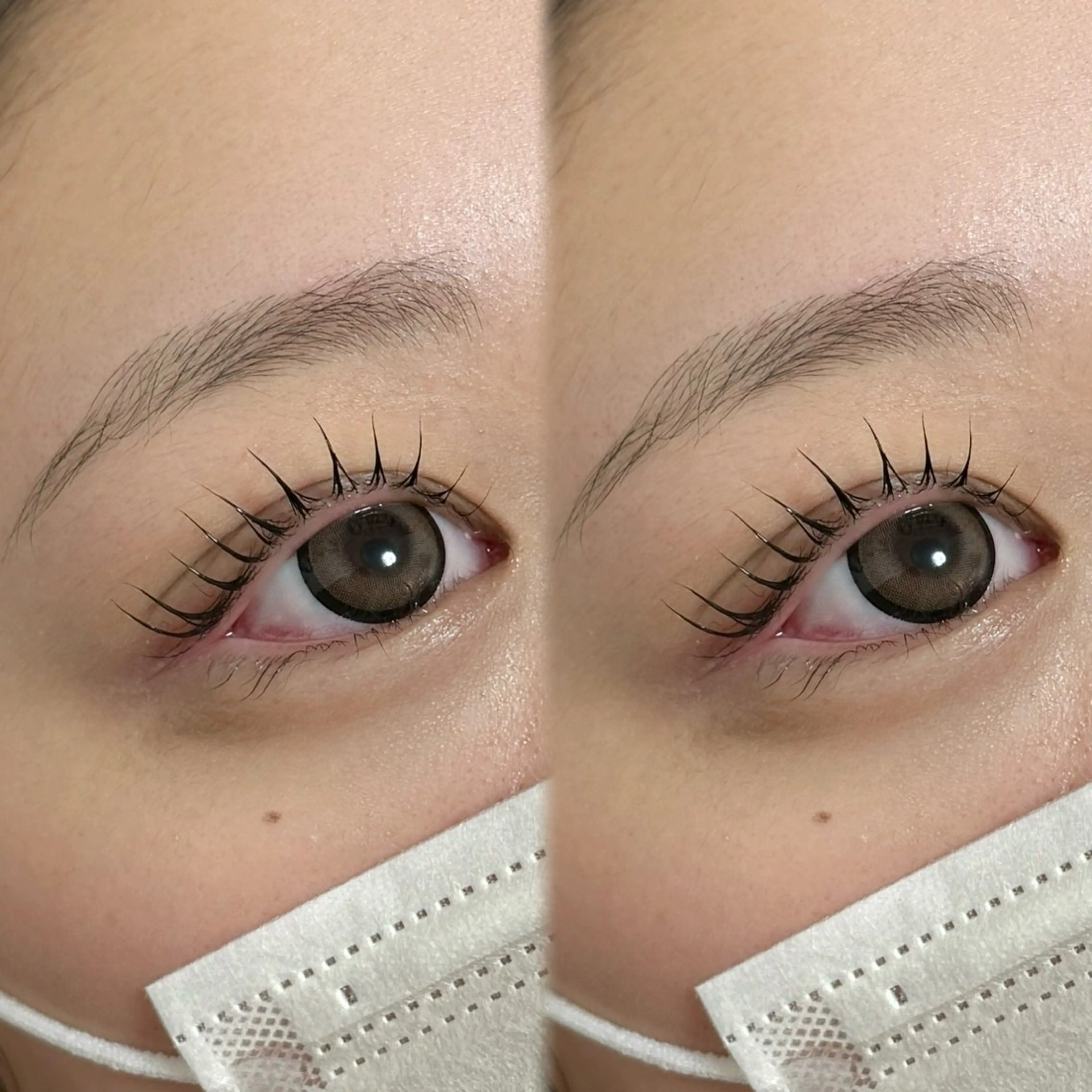 マツエク・マツパ 束感まつ毛 フラットラッシュ 韓国風マツエク パリジェンヌラッシュリフト まつげパーマ マツパ mizuki/束感 まつエク/似合わせ眉のマツエク・マツパデザイン