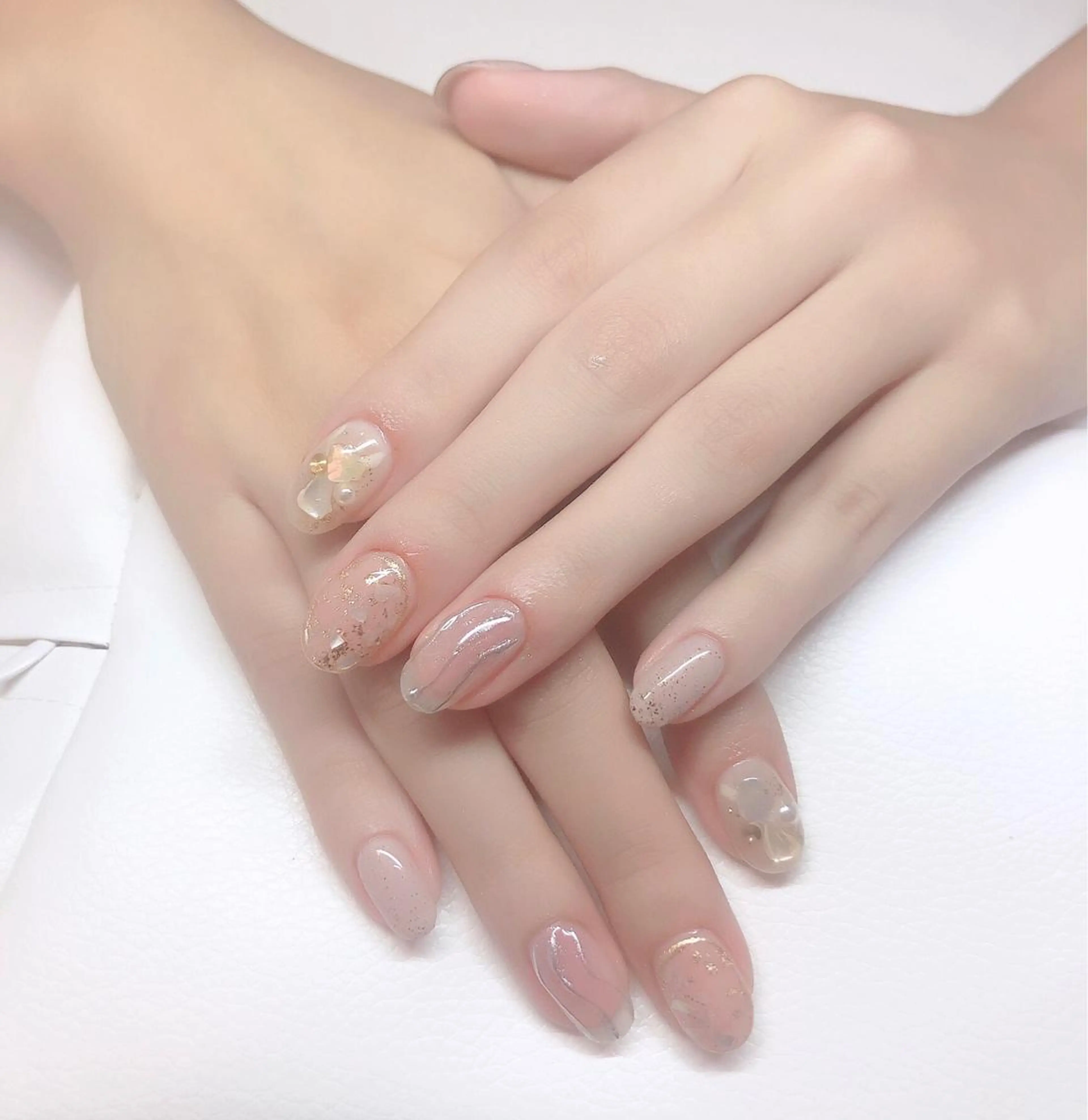 ショート ハンドネイル 片平 恭子のマツエク・マツパデザイン