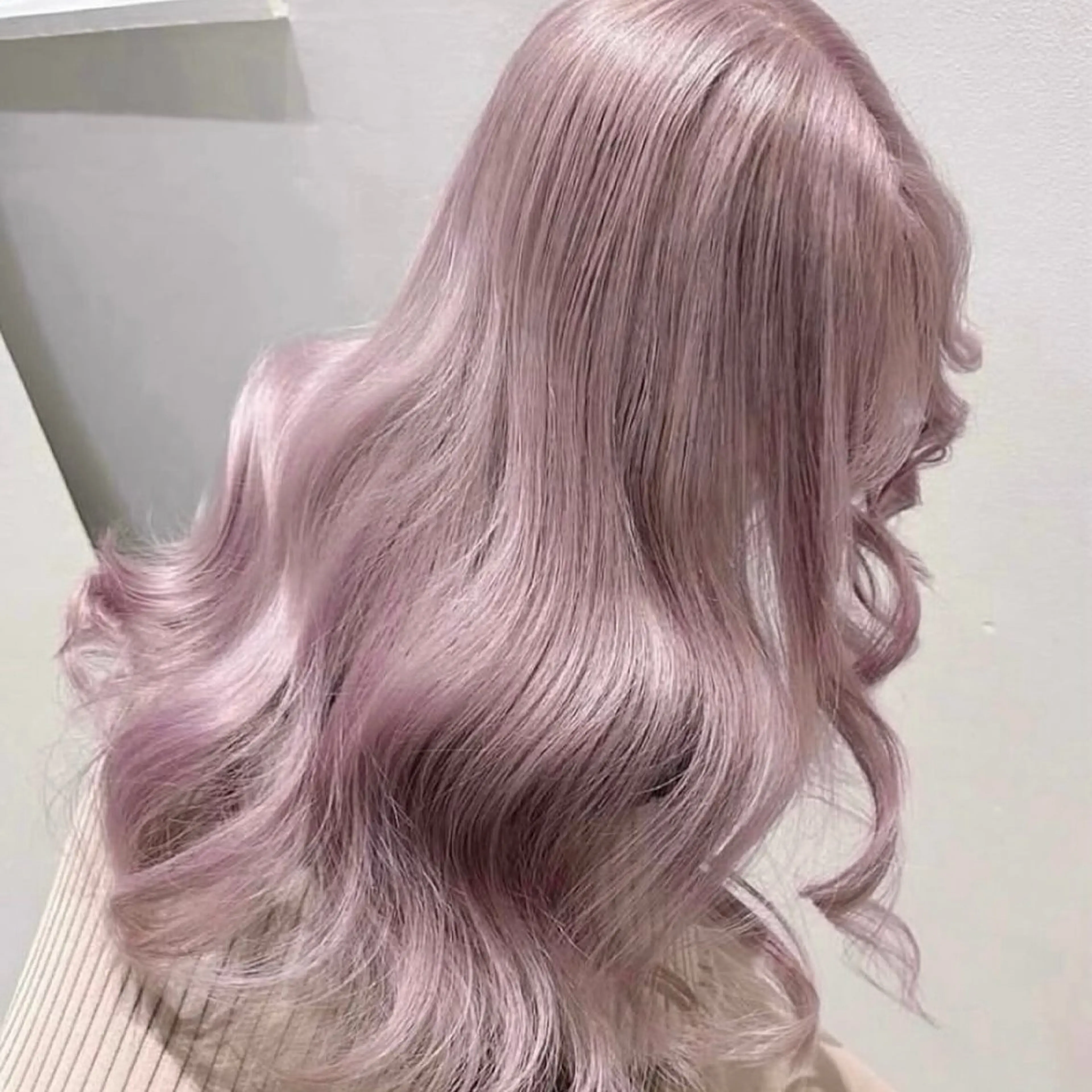 ロング カラー ブリーチ ラベンダーカラー 心斎橋/透明感カラー / ミサキのヘアスタイル