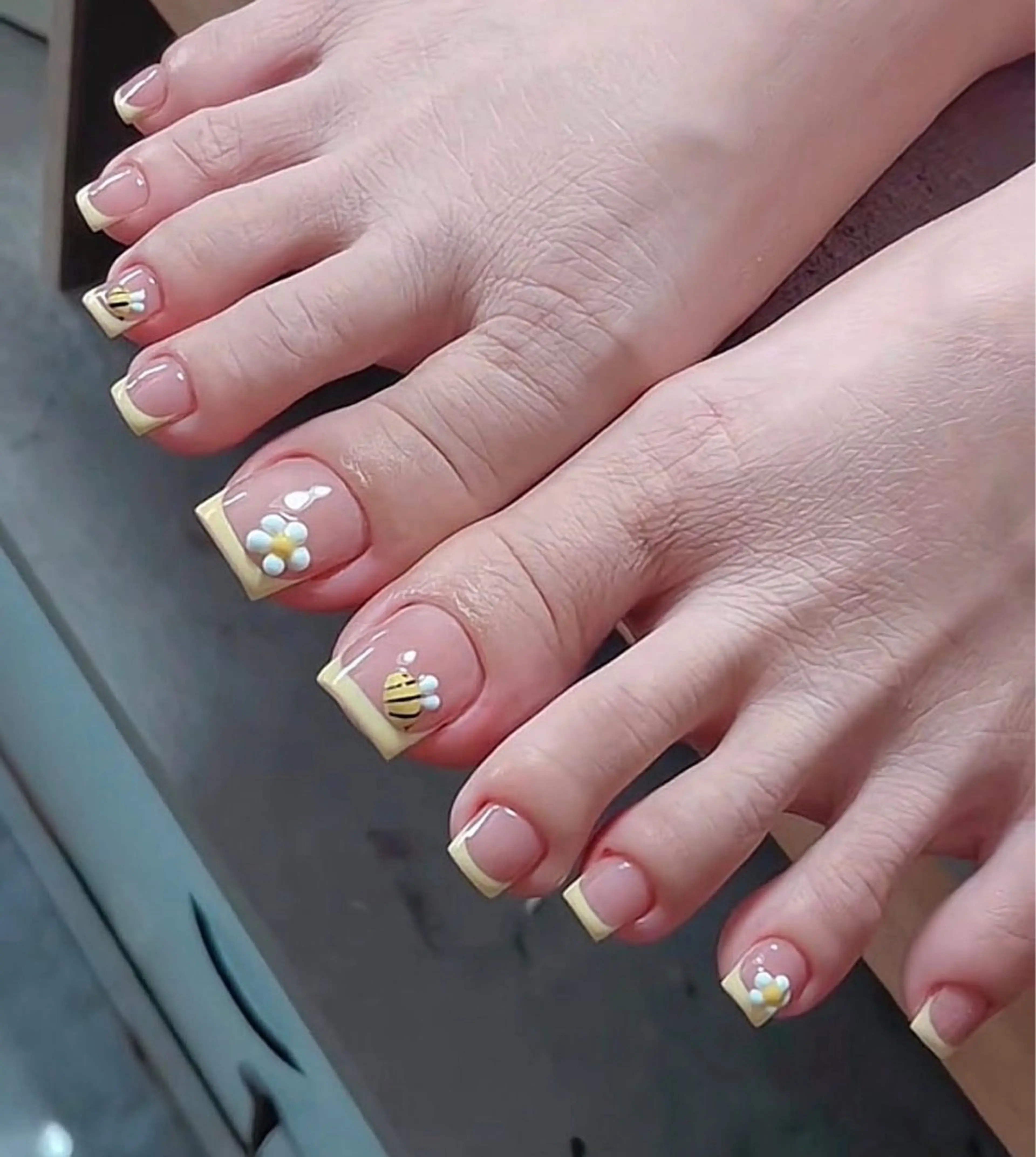 ネイル チークネイル フットネイル フレンチネイル グラデーション 韓国ネイル YUKI NAILのネイルデザイン