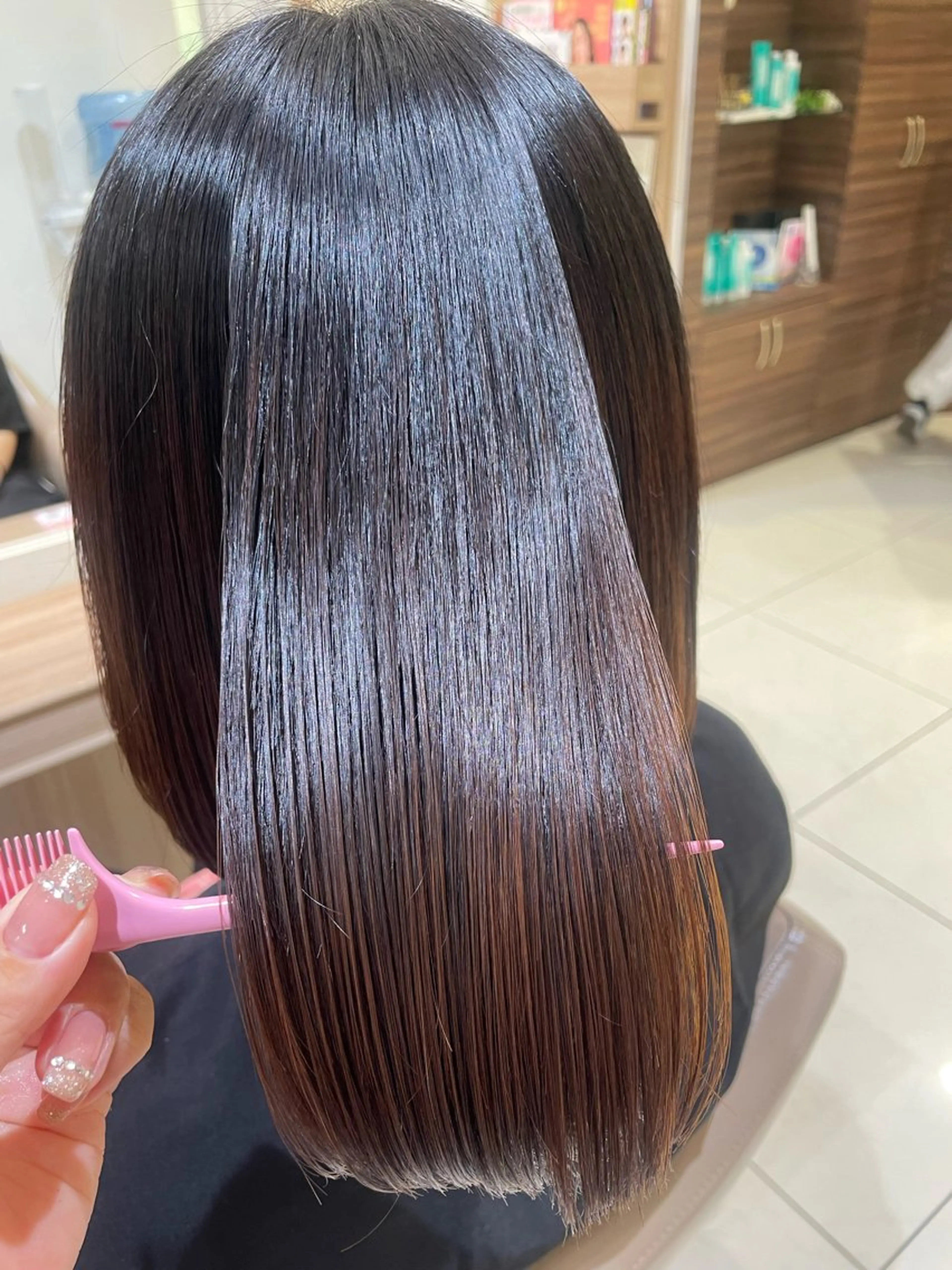 ショート パーマ カット 縮毛矯正 トリートメント 韓国ヘアメイク🎀/ 縮毛矯正✨山本媛香のヘアスタイル