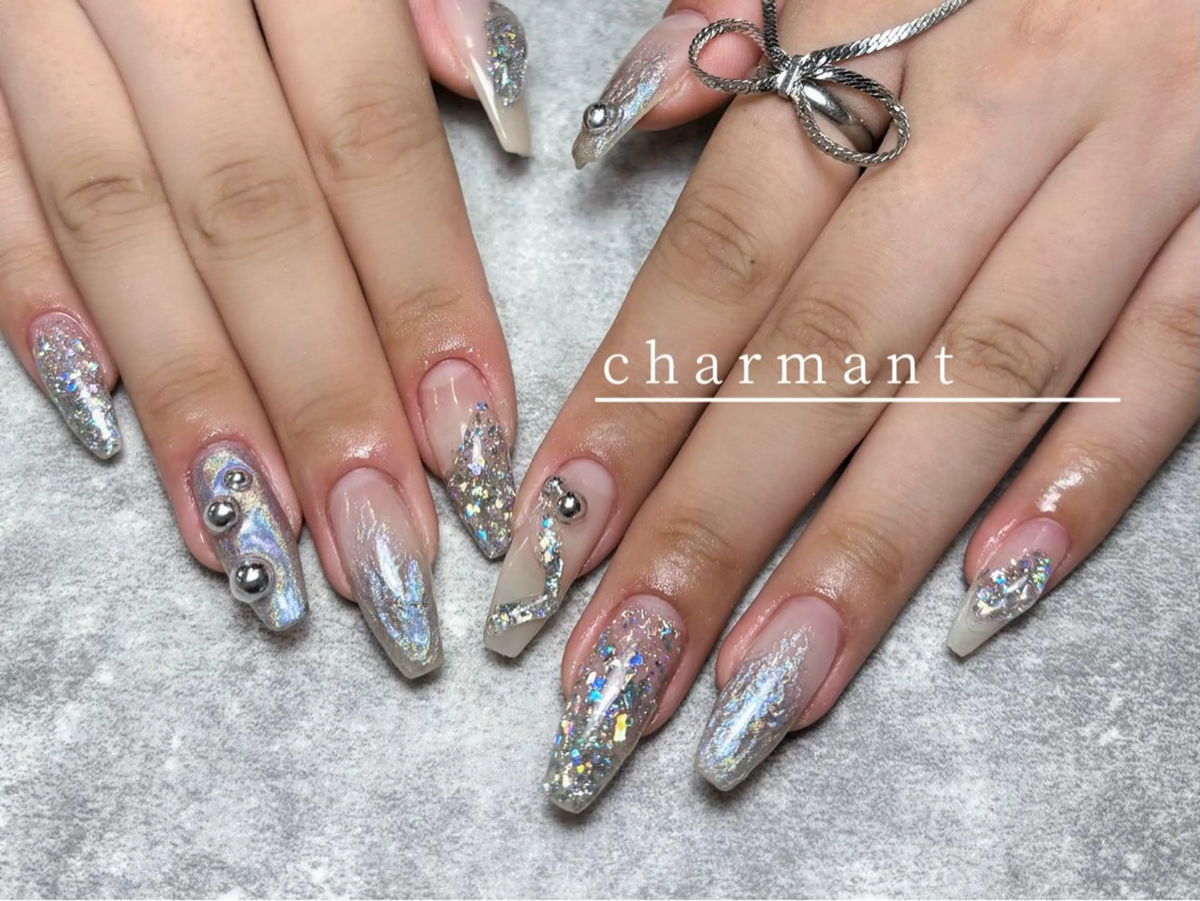 ネイル ハンドネイル charmant momokaのネイルデザイン