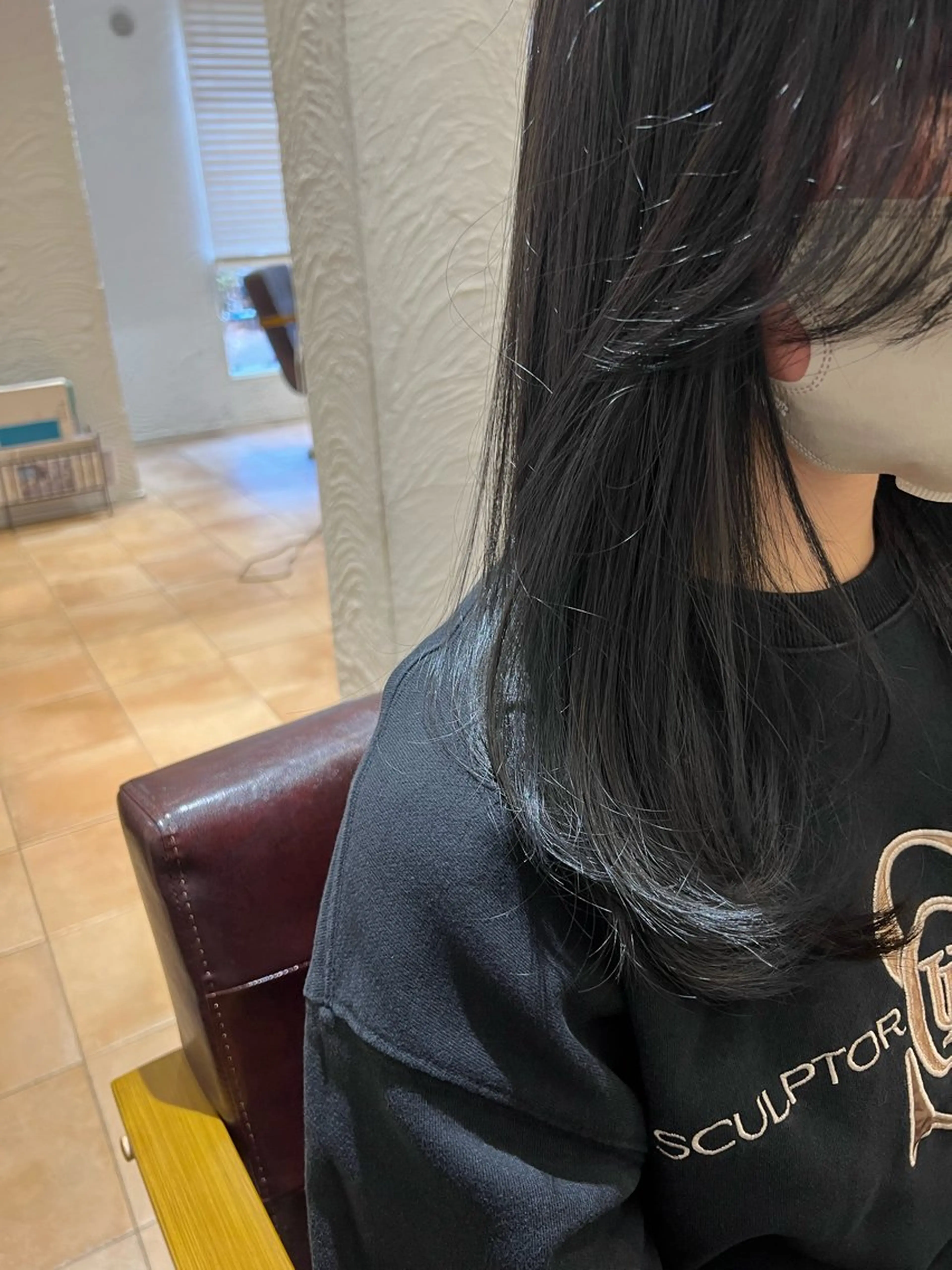 セミロング カラー 🥀韓国ヘア🥀 宮津真菜のヘアスタイル