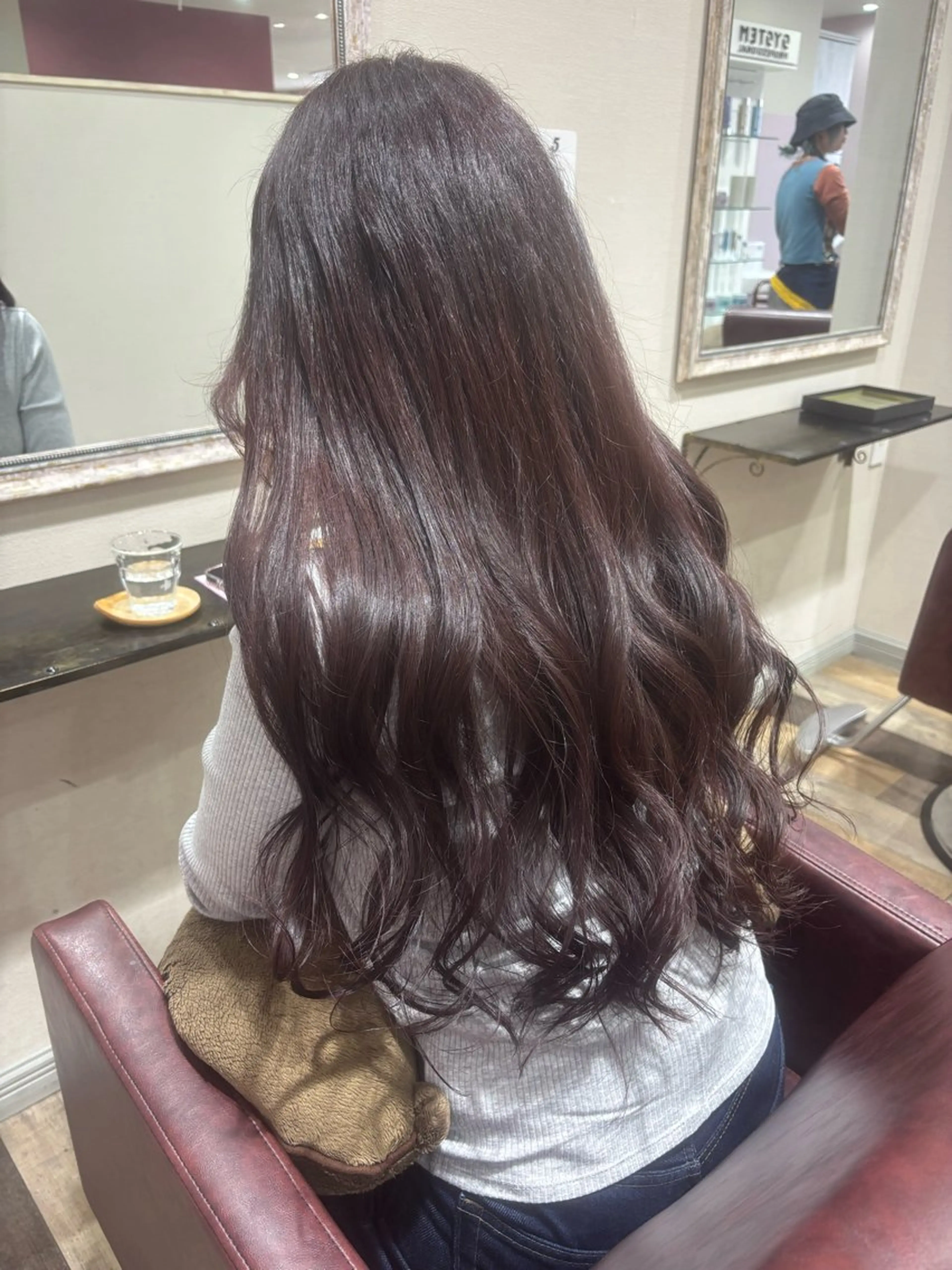 ロング カラー 梶田 紅芭のヘアスタイル