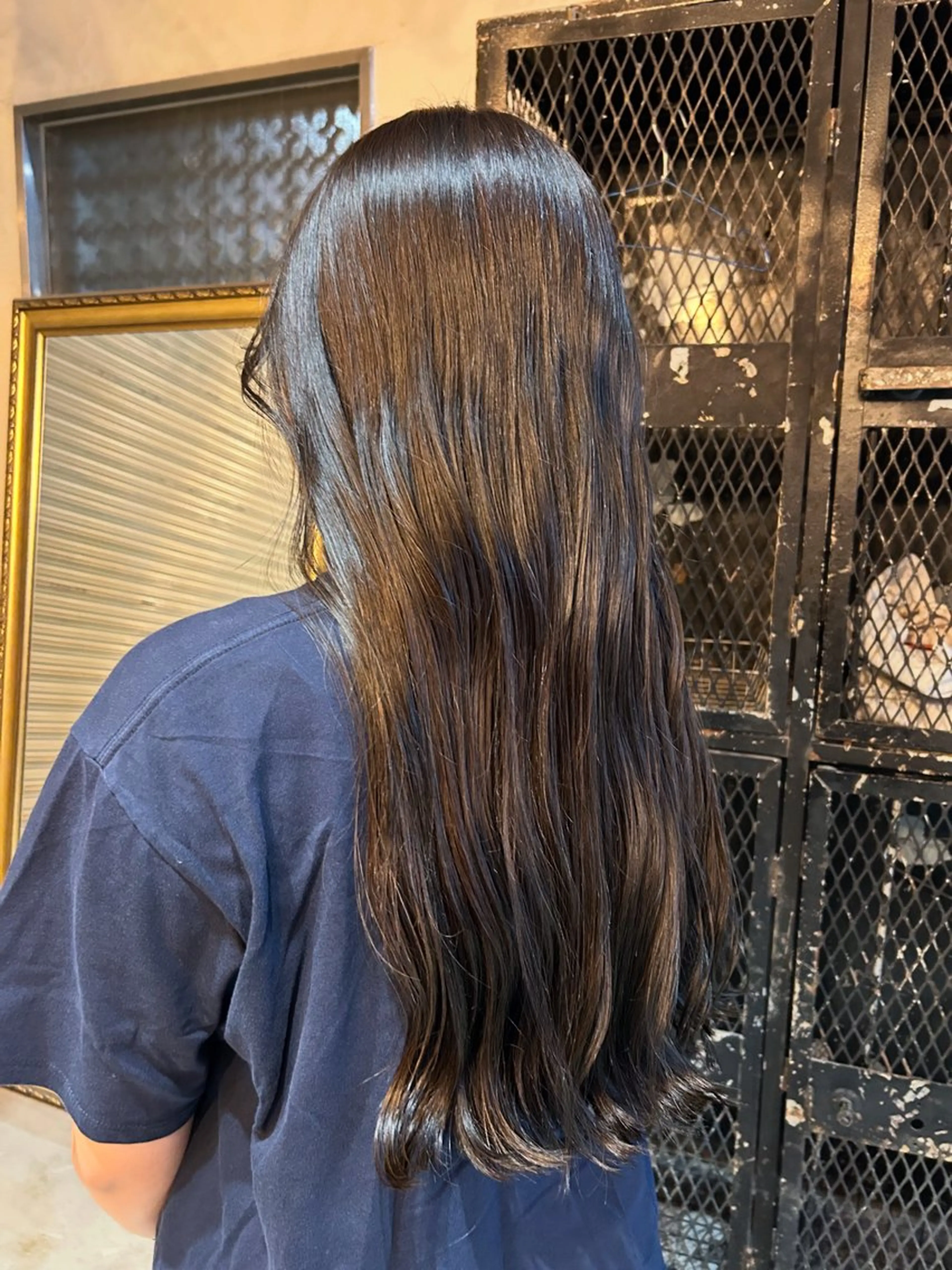 ロング カラー 透明感カラー ヘアカラー 植吉 琉月のヘアスタイル