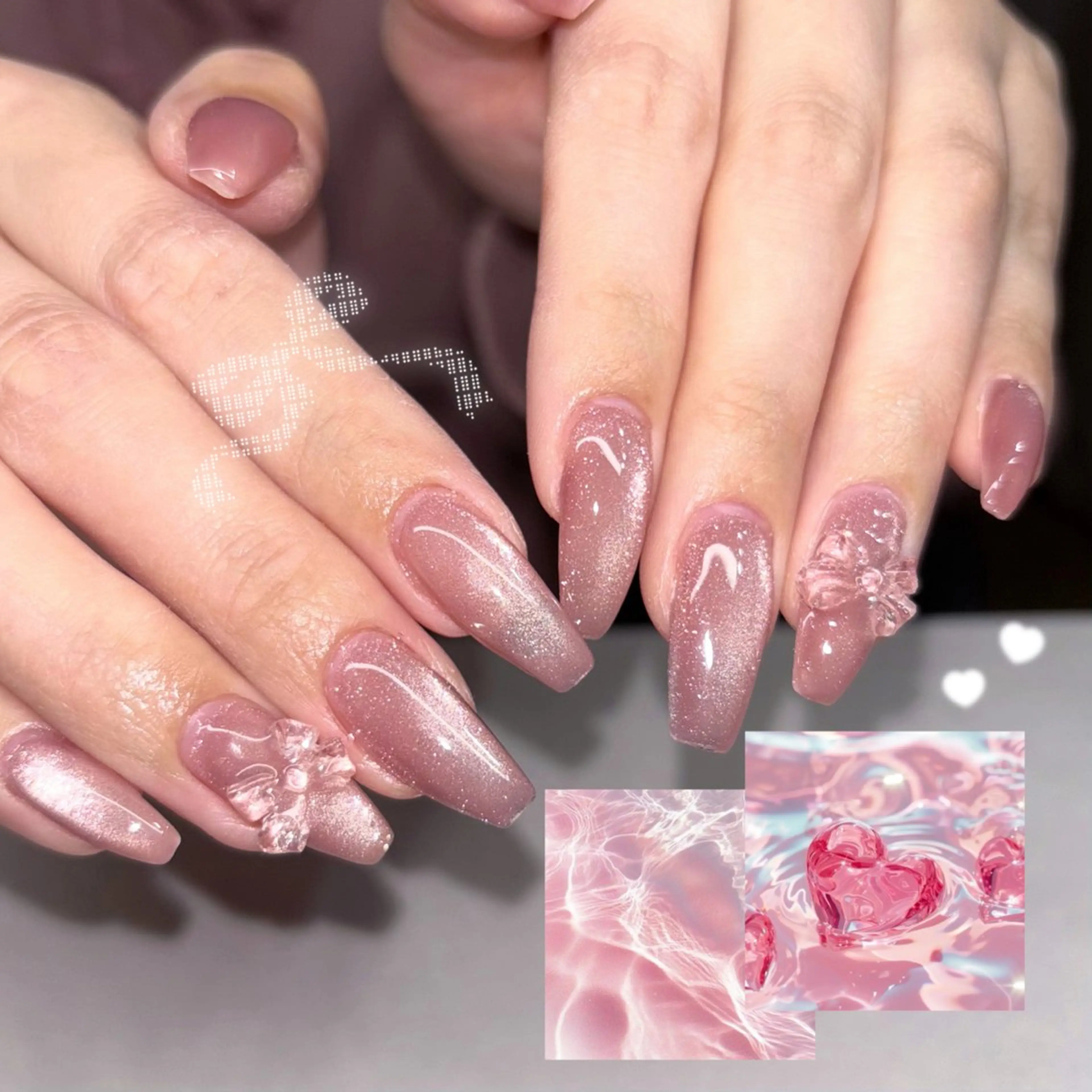 ✨初回限定価格✨【オフあり】💞ワンカラーorラメグラ（ベースカラーなし）🎀パーツ4つまで無料の写真