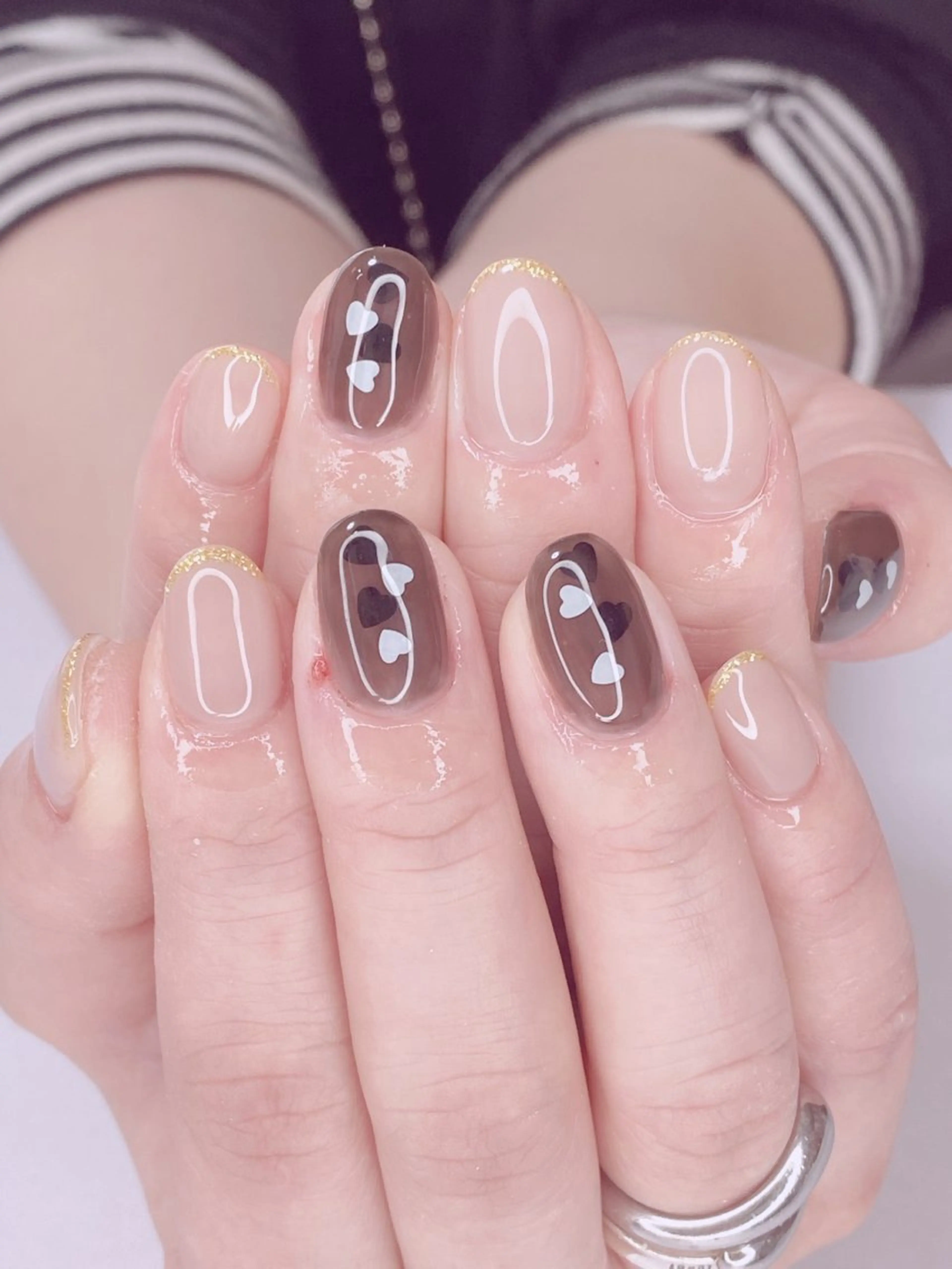 ネイル アートネイル オーロラネイル 桜ネイル クリアネイル フットネイル Ｎail Ｓalon ertiのネイルデザイン