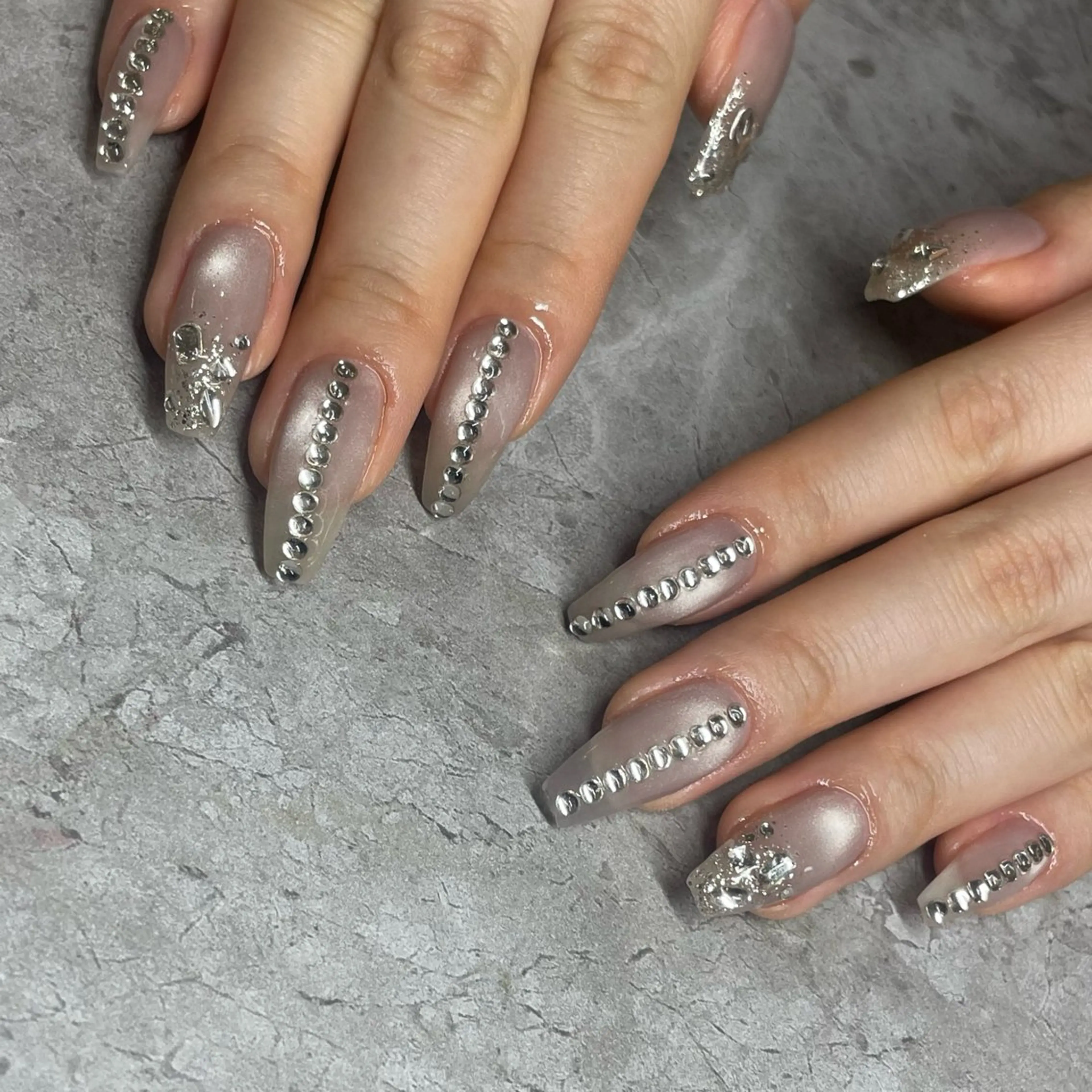 ネイル ハンドネイル IROHA NAIL Kurumi🪽🫧のネイルデザイン