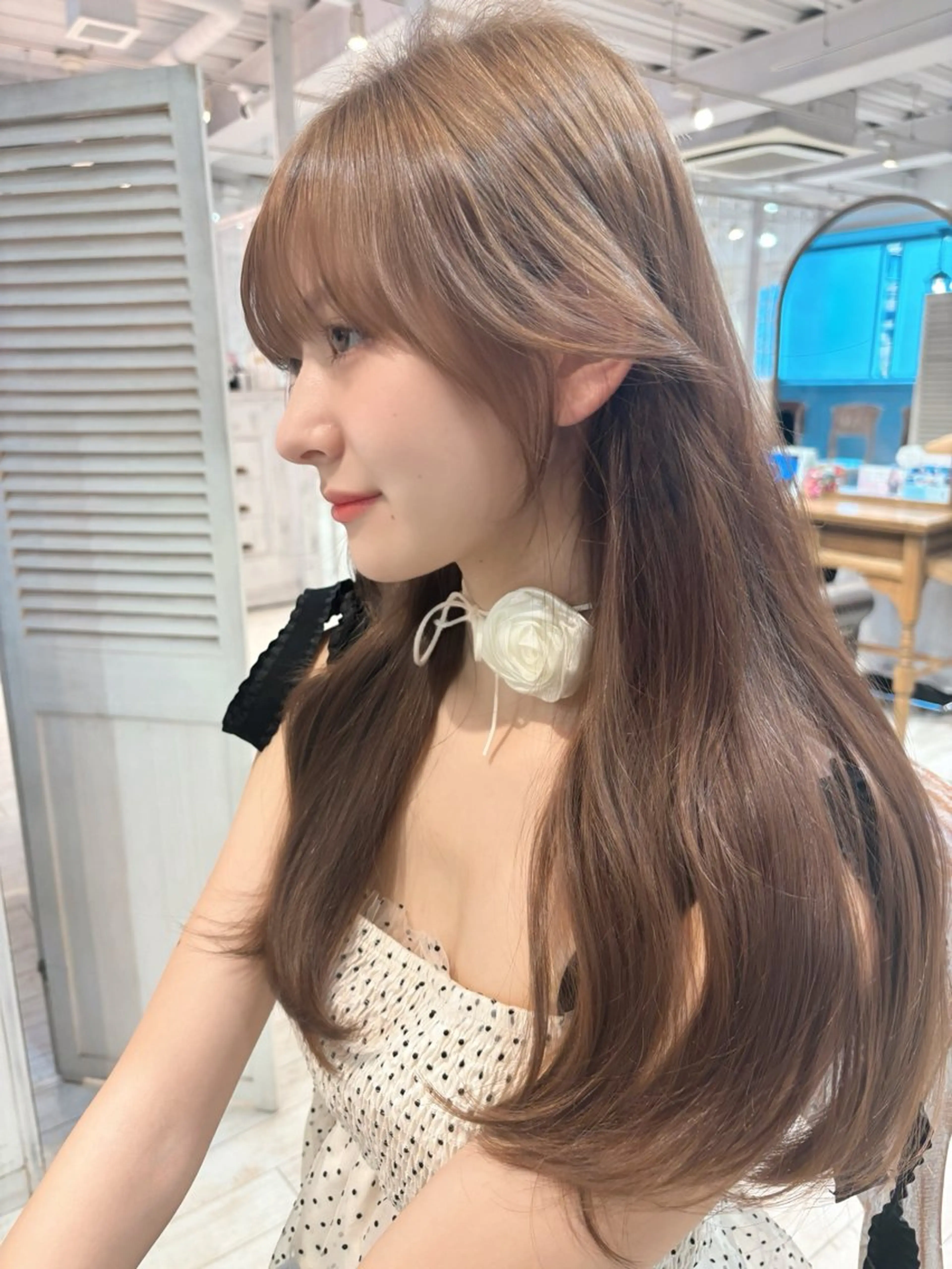 【人気No.2♡】顔周りカット＋プレミアムカラー🦢⸝꙳の写真