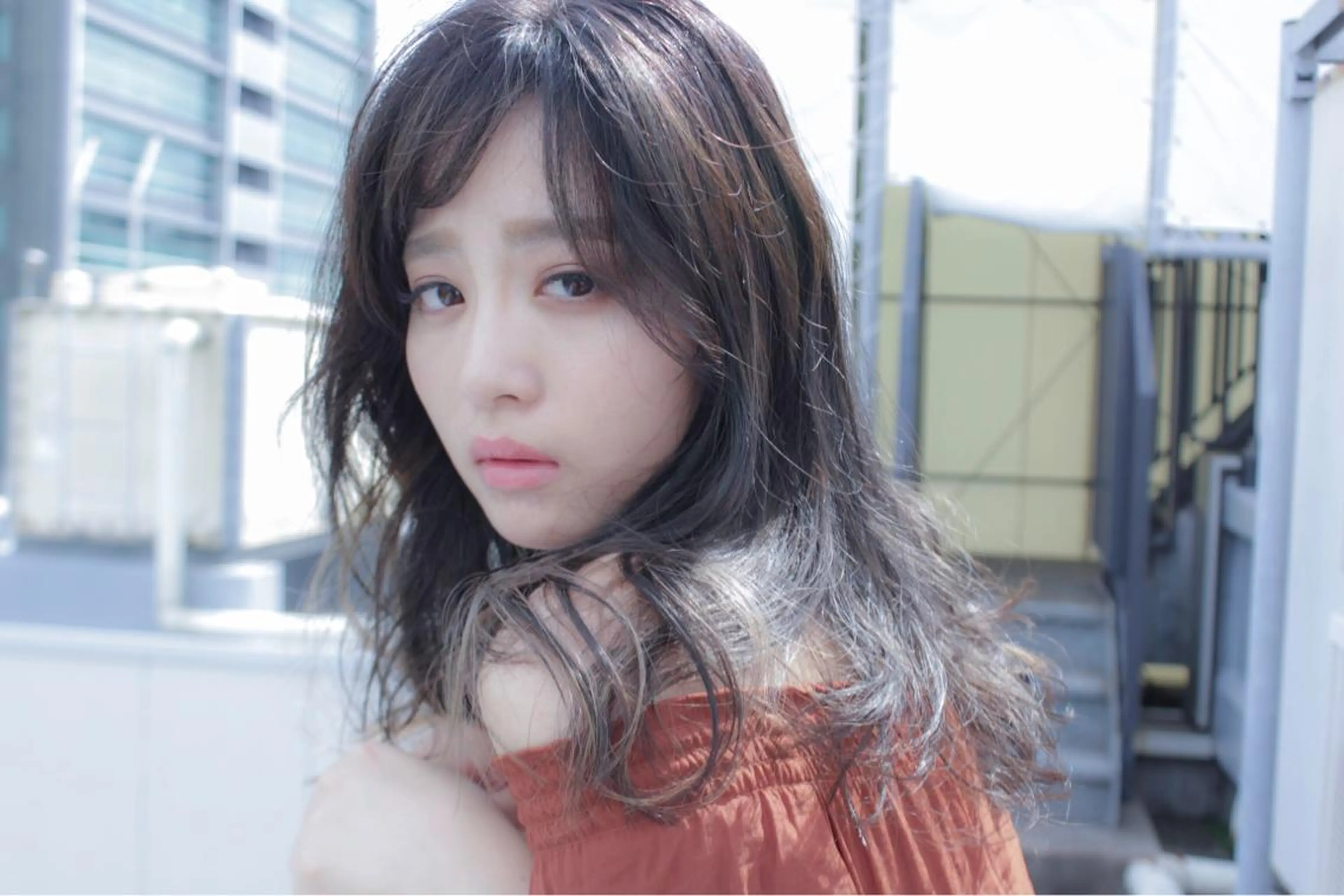 セミロング 永田 崇のヘアスタイル