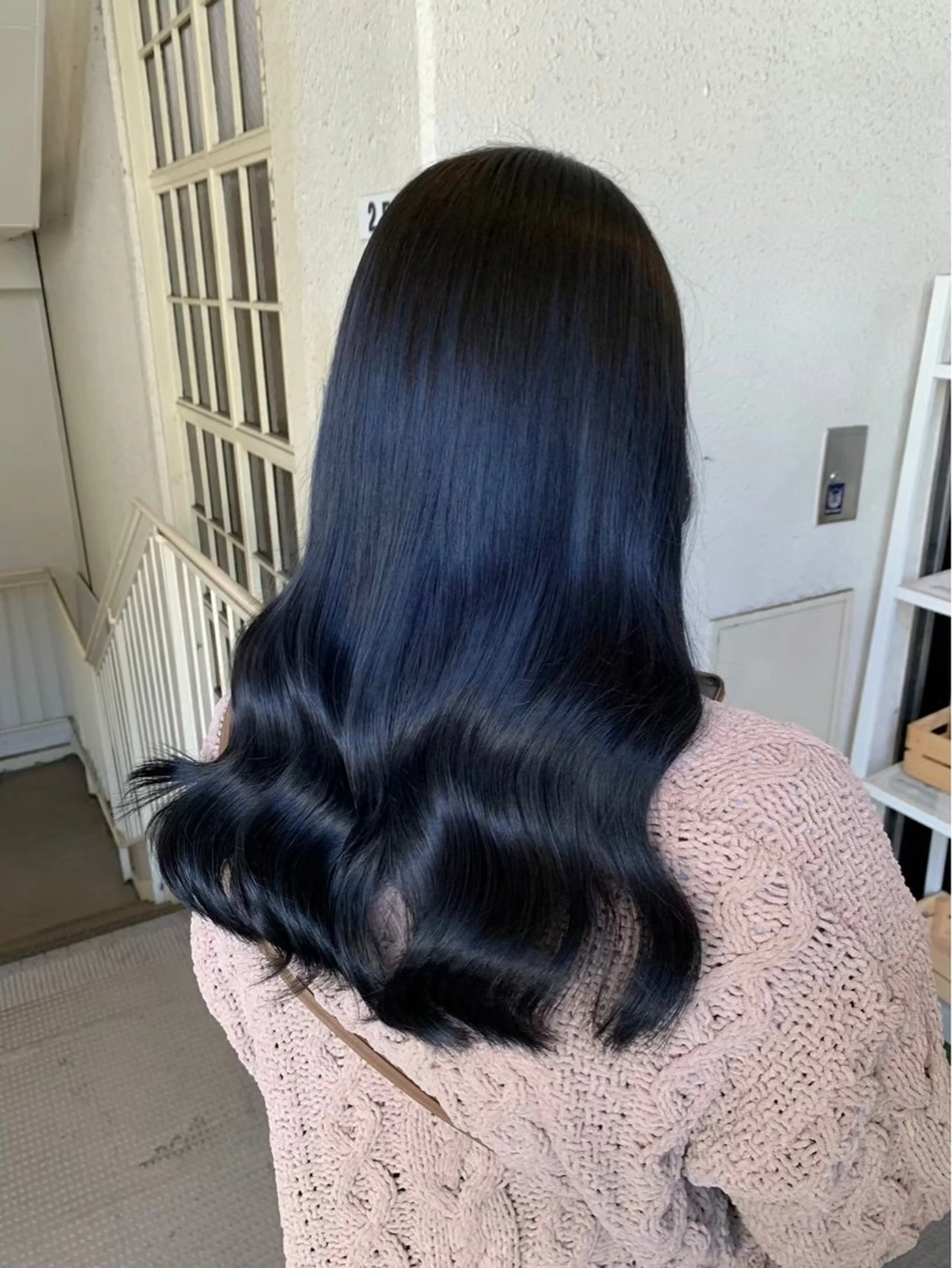 ロング カラー ヘアアレンジ ハッシュカット/ ミルクティー/ みうのヘアスタイル