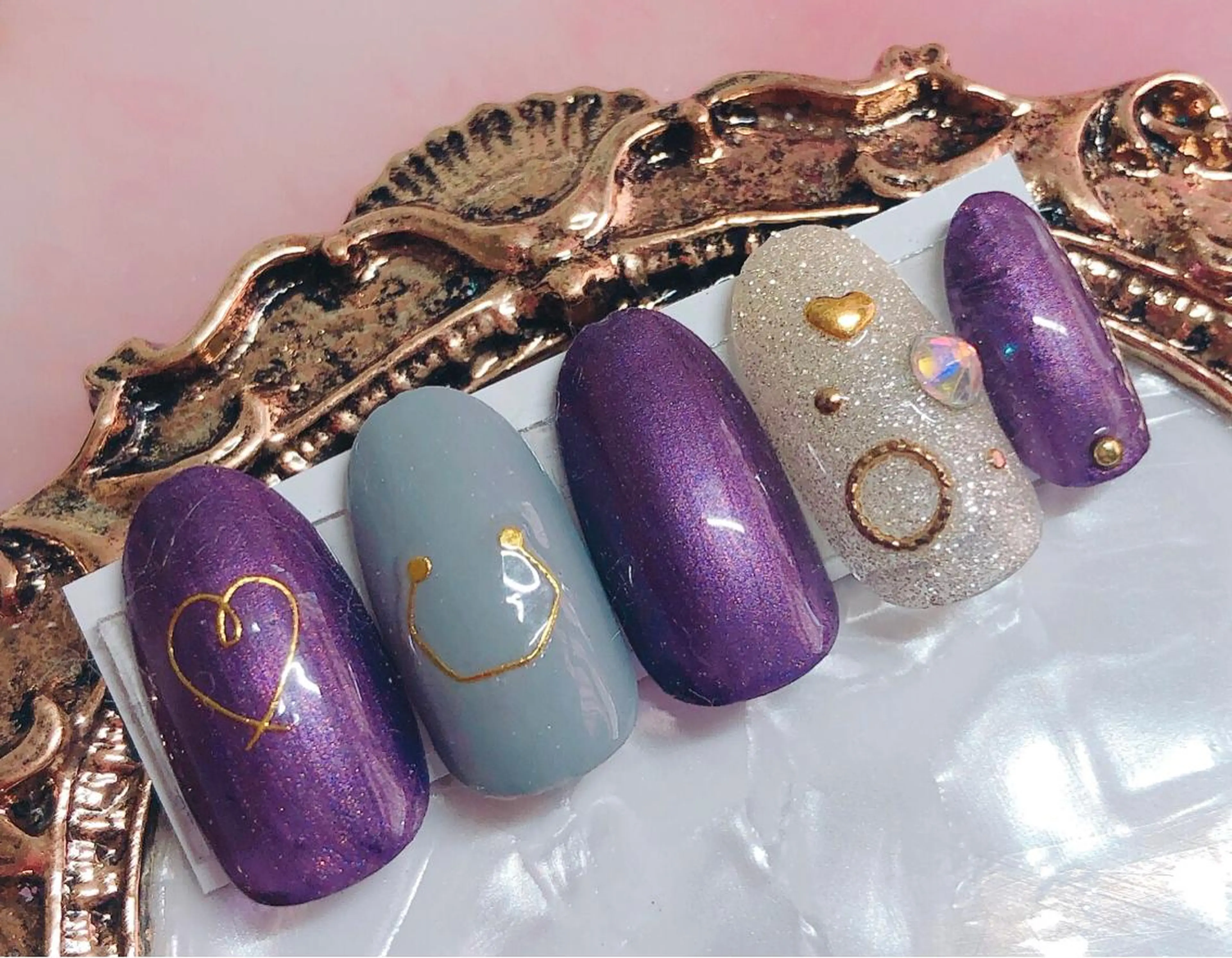 ネイル ハンドネイル CROWN プライベートサロンのネイルデザイン