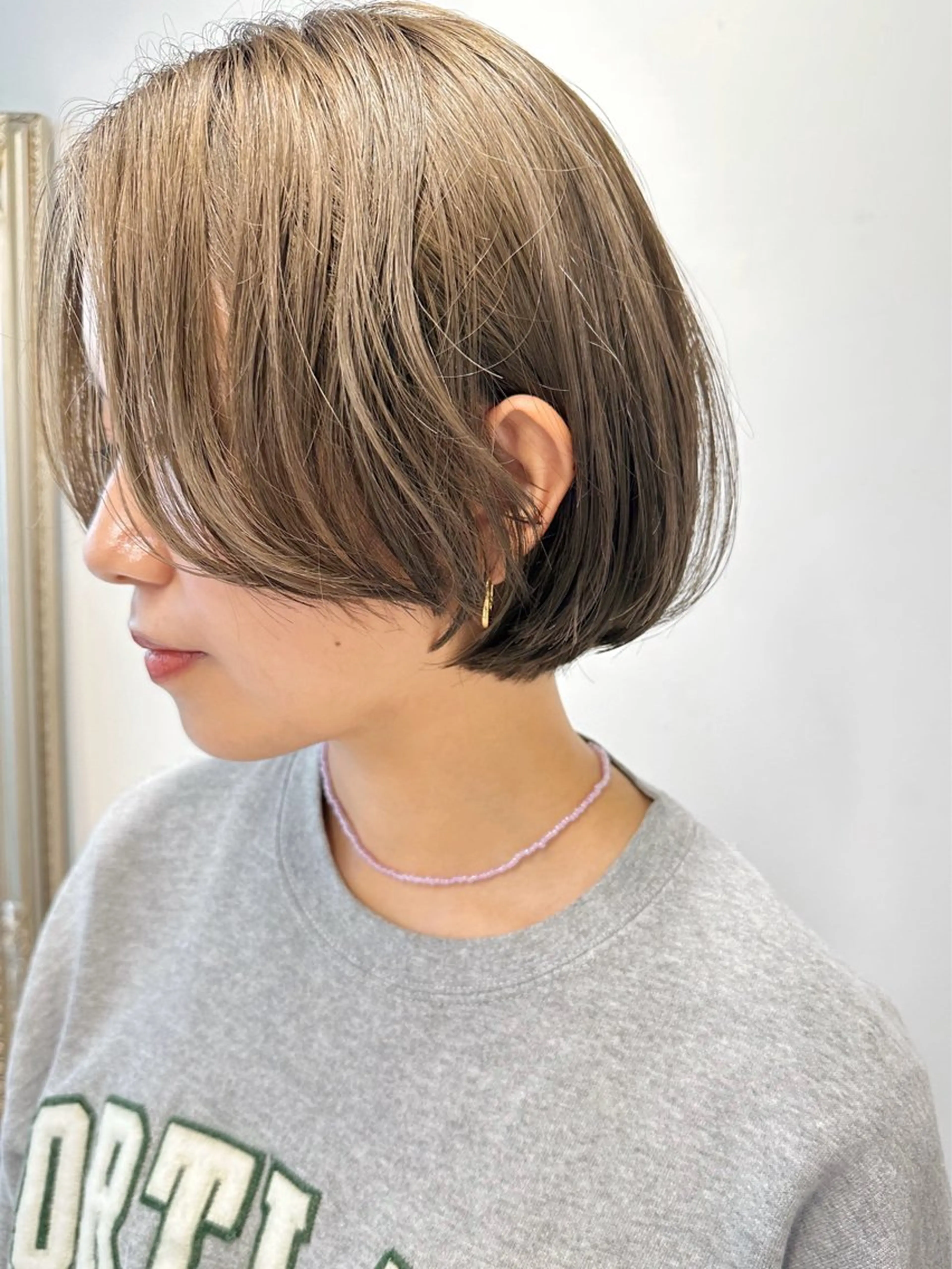 ショート ショートボブ ボブ ショートヘア ボブ/ショート/ 縮毛矯正/岸本恭明のヘアスタイル