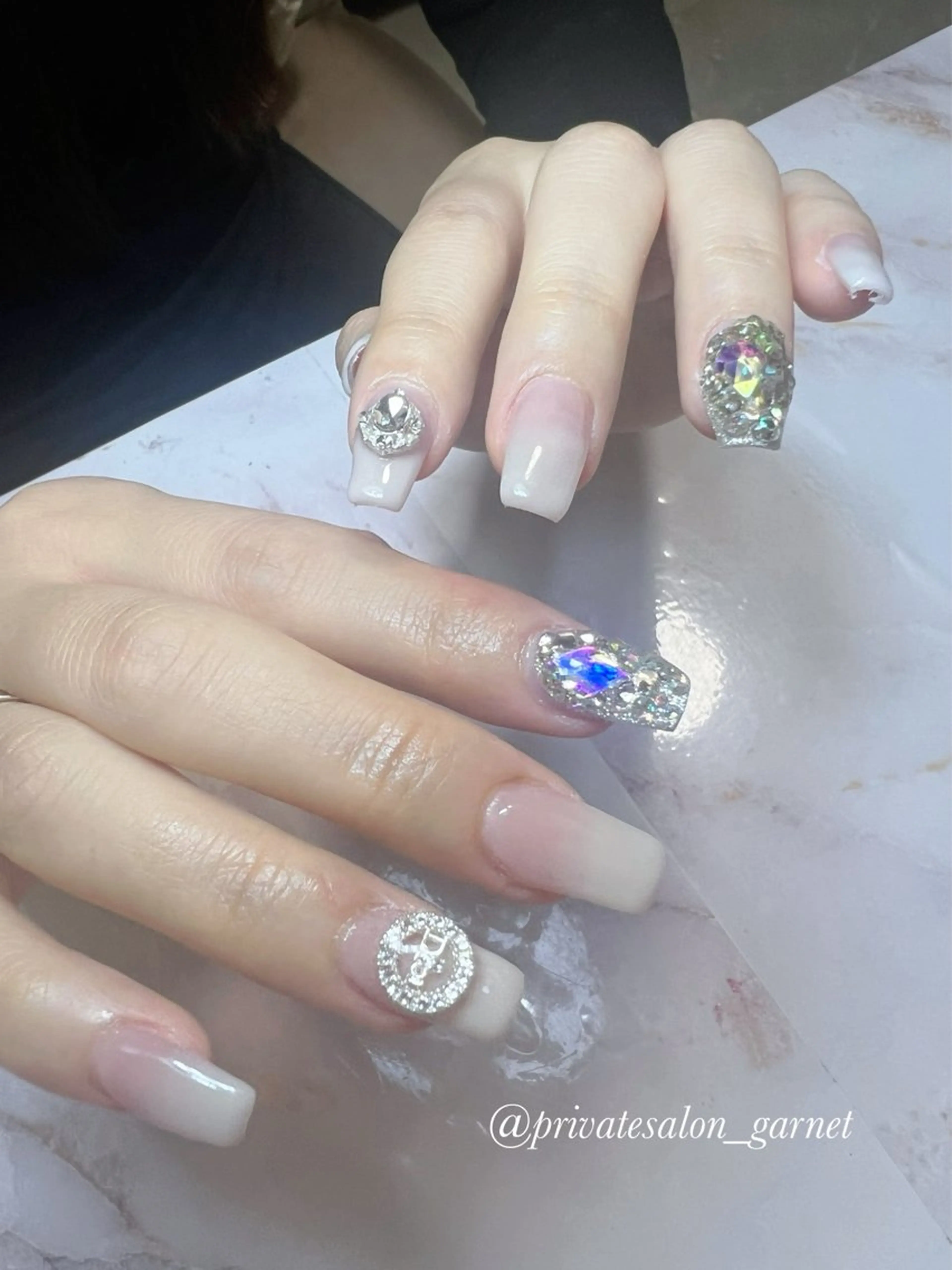 ネイル ワンホンネイル ハンドネイル Garnet nailのネイルデザイン