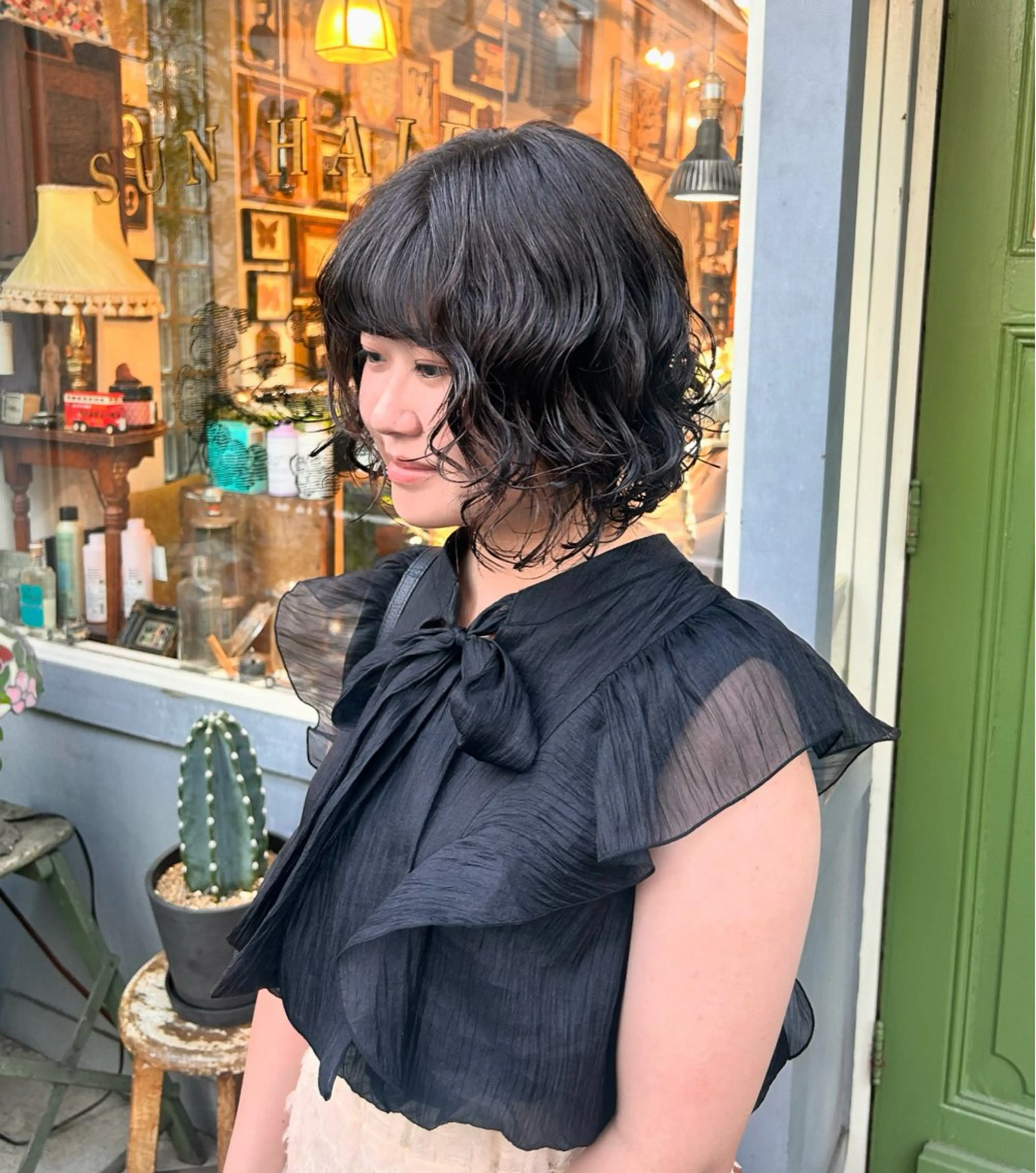 ショート パーマ カット パーマ ヘッドスパ 清水千優/パーマ/ メンズパーマのヘアスタイル