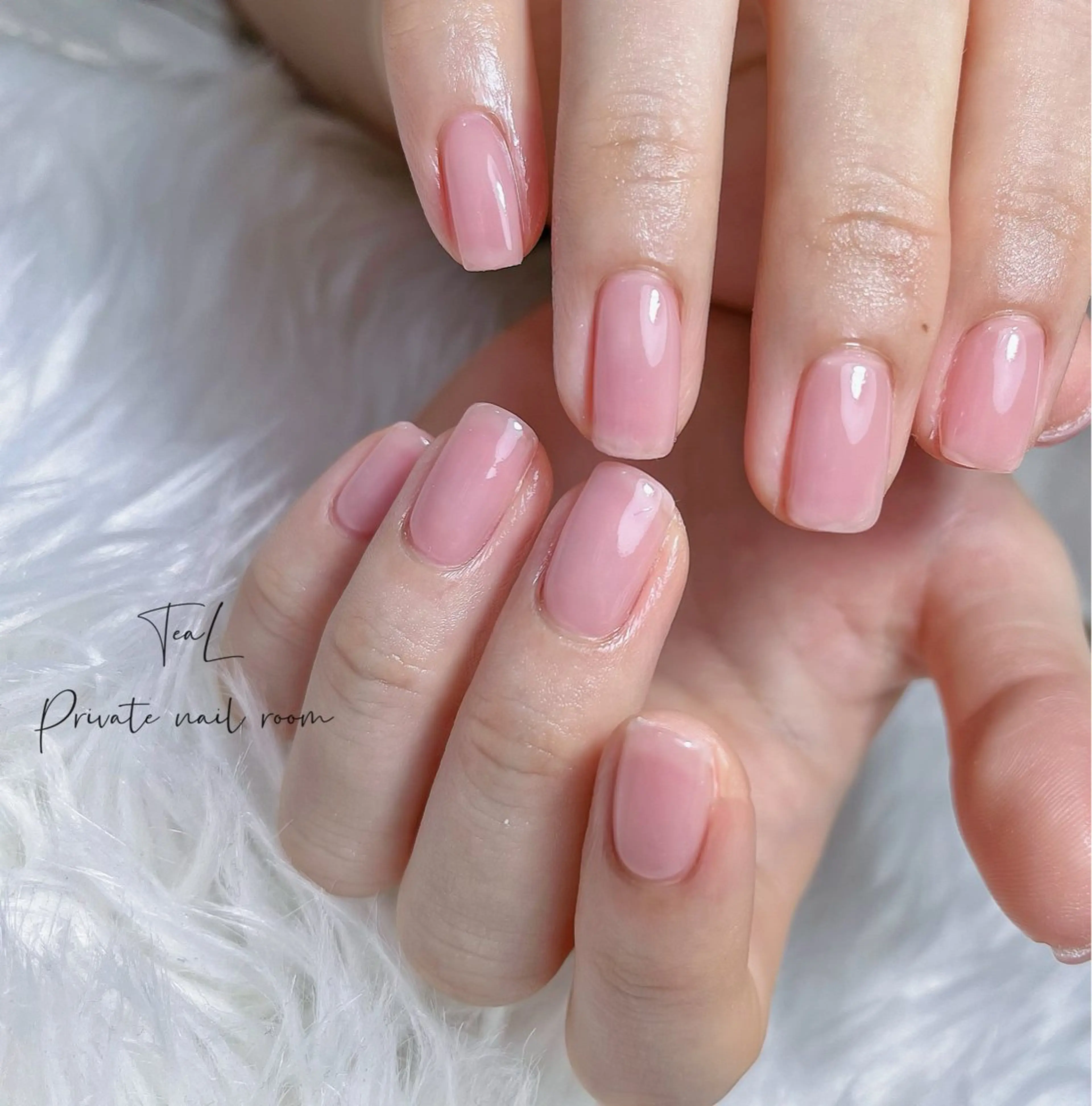 ネイル ワンカラーネイル シンプルネイル TeaL nailのネイルデザイン